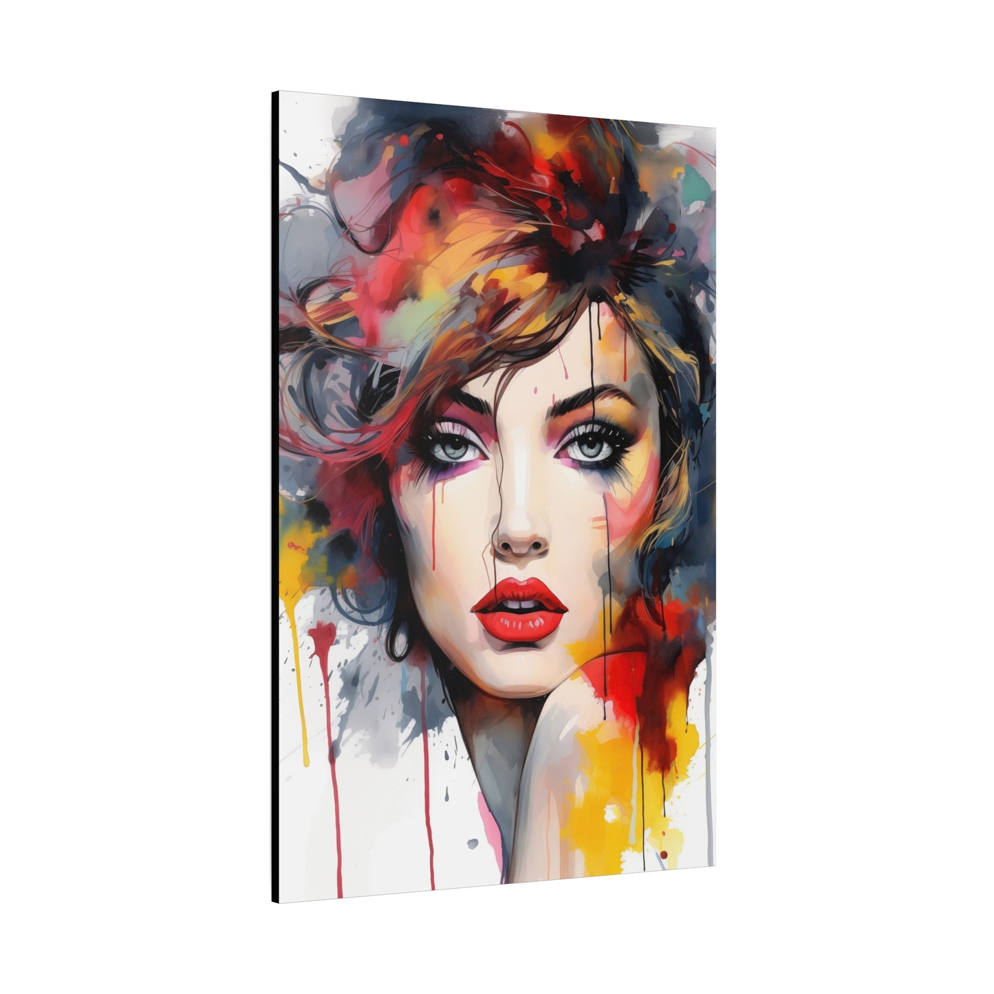 Canvas Wall Art, Gallery Wrapped Pop Art, Femme Doll Wall Art – Alessia