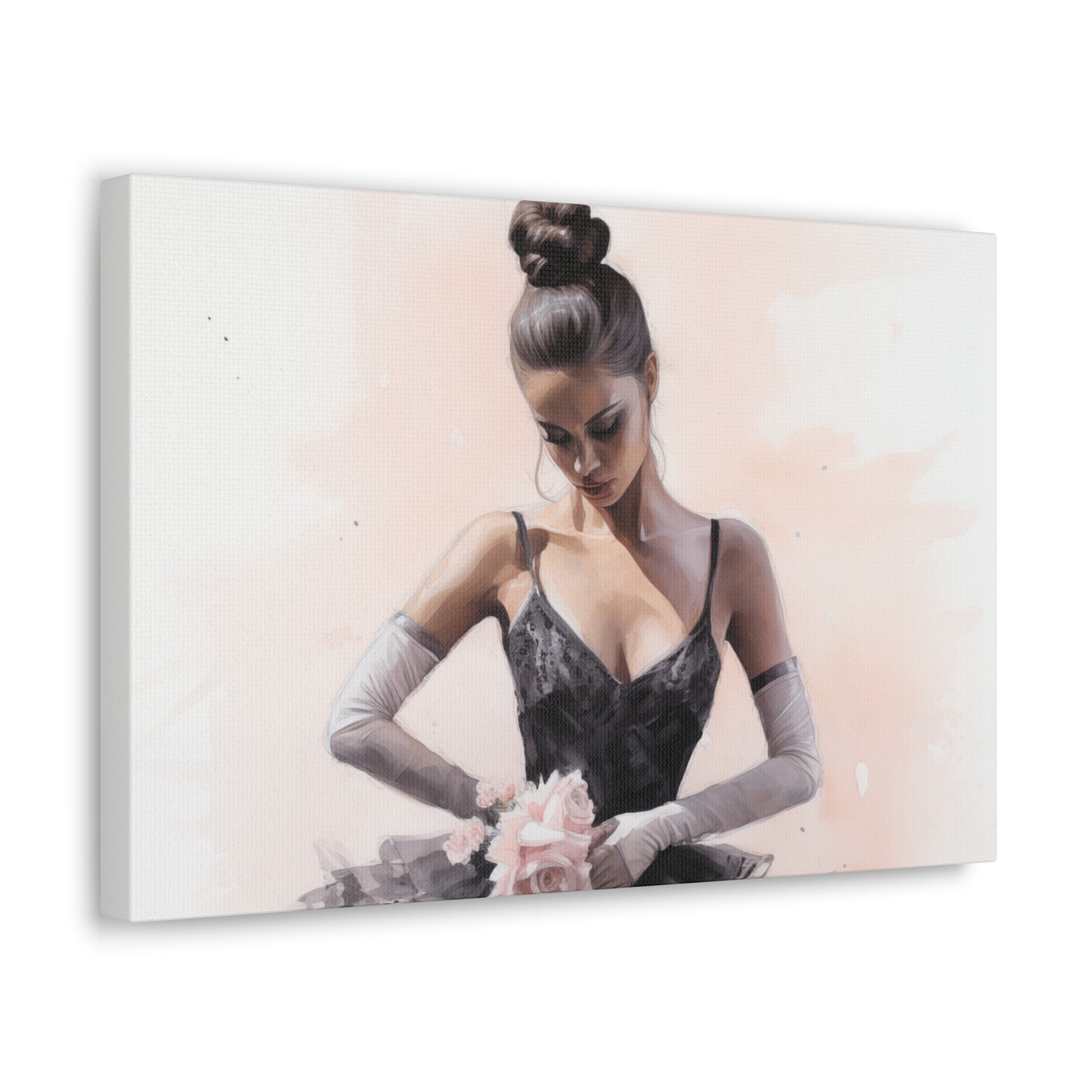 Gallery Wrapped Canvas, Ballerina Beauty, Ballet Art Canvas – Sonja