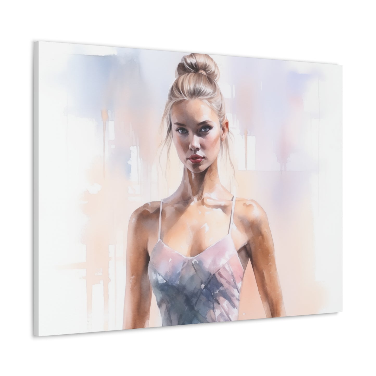 Gallery Wrapped Canvas, Ballerina Beauty, Ballet Art Canvas – Samantha