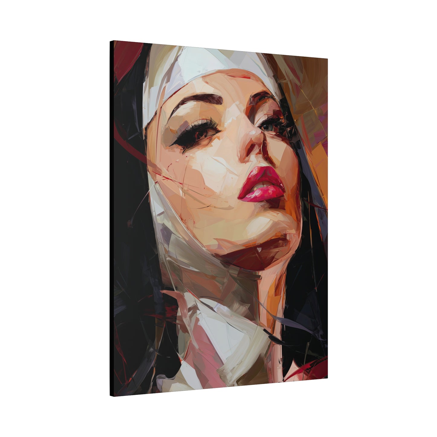 Gallery Wrapped Canvas, Habits and Heresy Art Canvas, Naughty Nuns Art Canvas – Sister Veritas