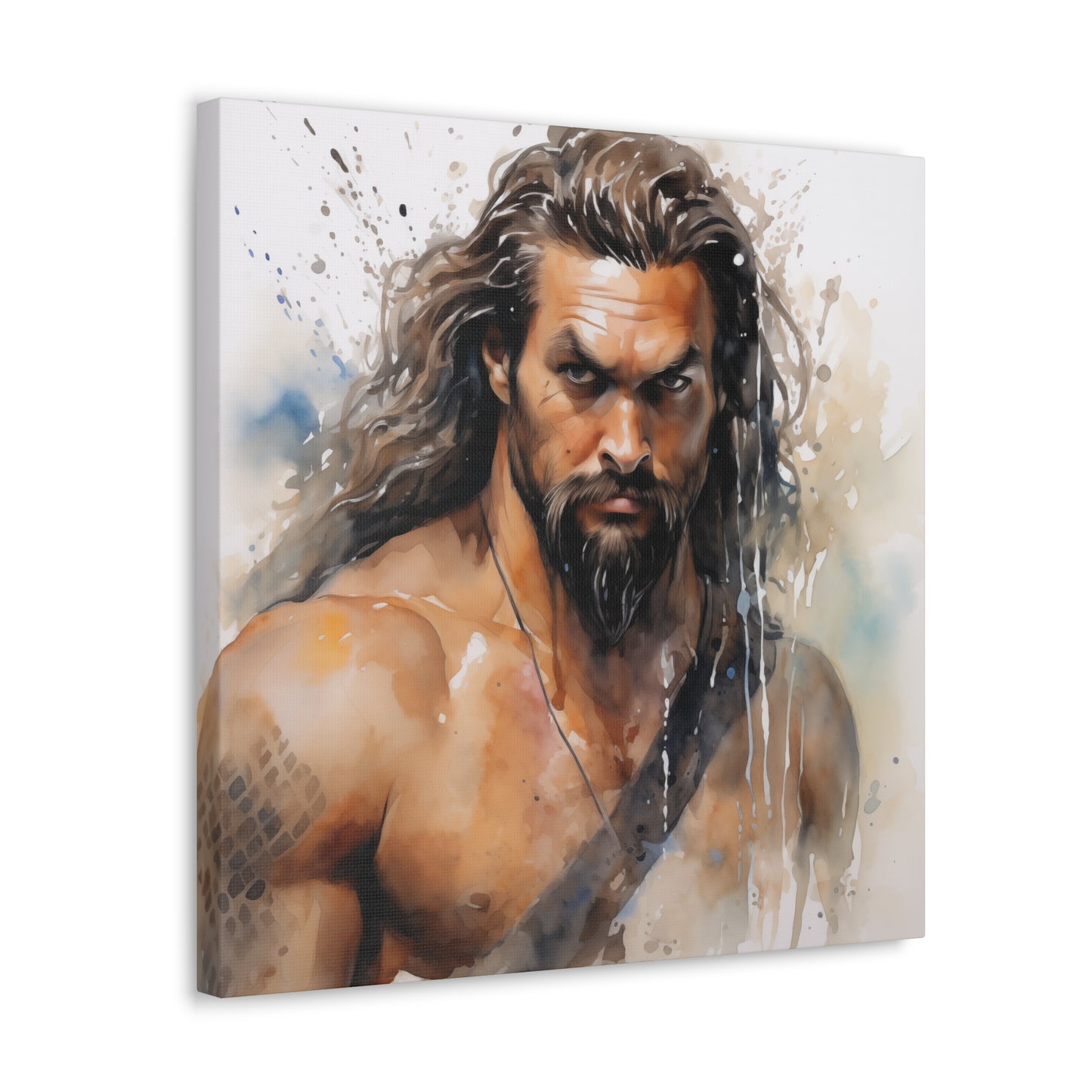 Gallery Wrapped Canvas, Celebrity Inspired, Pop Art Canvas – Jason