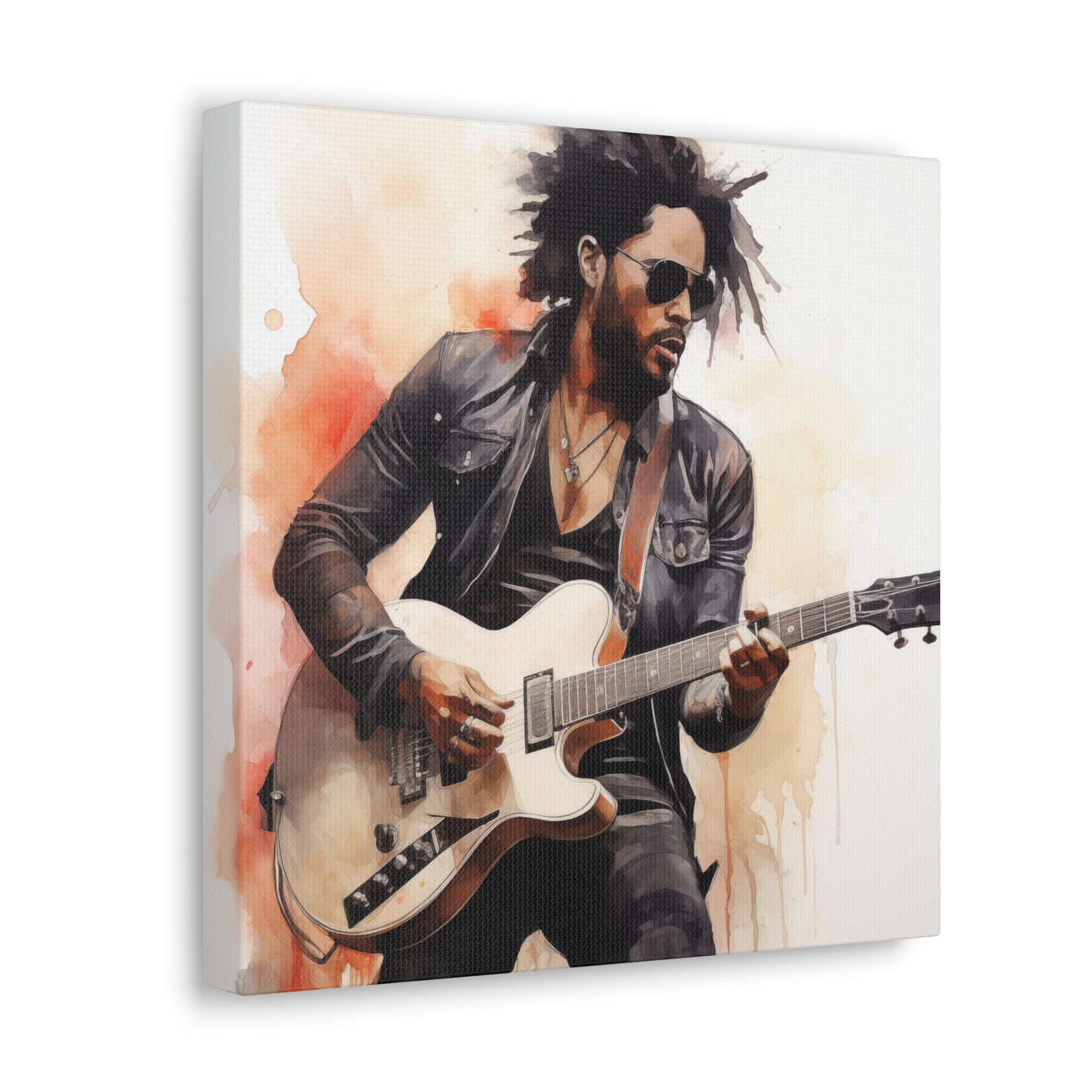Gallery Wrapped Canvas, Celebrity Inspired, Pop Art Canvas – Lenny Also
