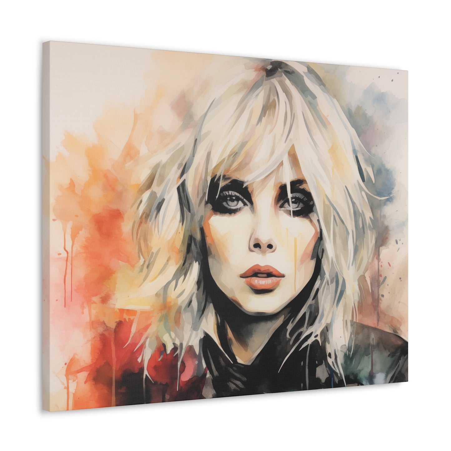 Gallery Wrapped Canvas, Celebrity Inspired, Pop Art Canvas – Debbie