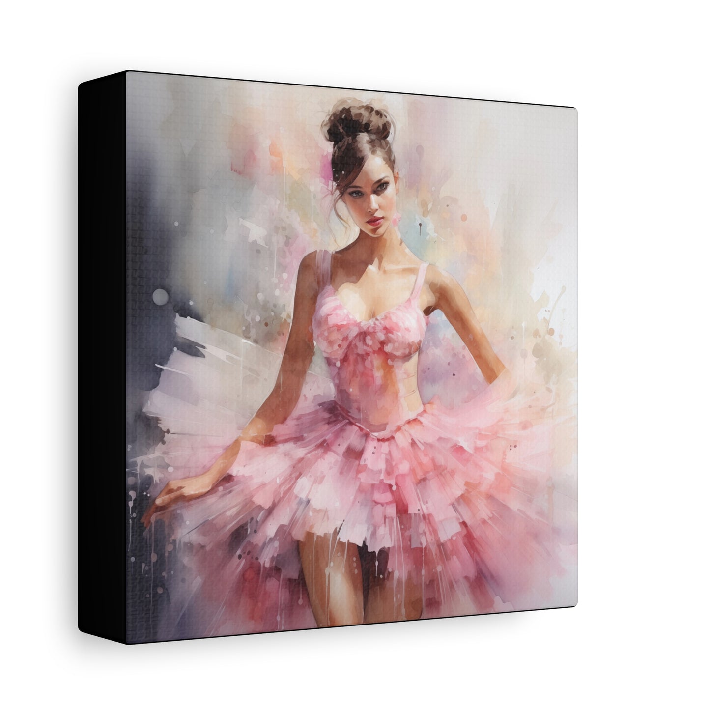 Gallery Wrapped Canvas, Ballerina Beauty, Ballet Art Canvas – Lily
