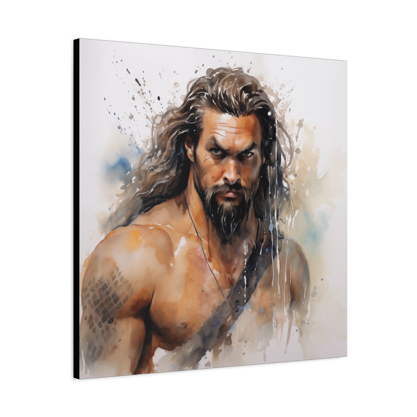Gallery Wrapped Canvas, Celebrity Inspired, Pop Art Canvas – Jason