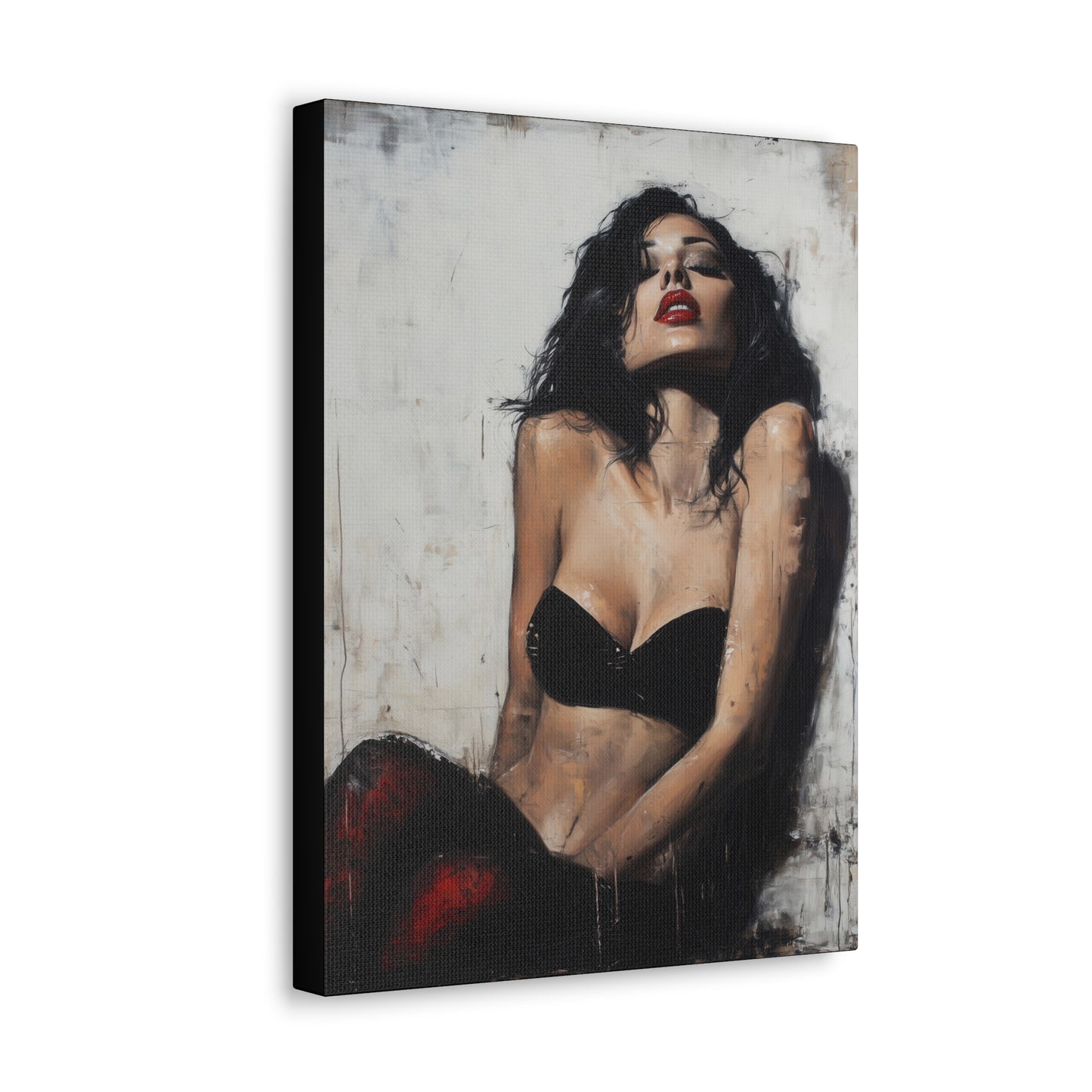 Gallery Wrapped Canvas, Sinners and Saints Art Canvas, Erotic Art Canvas – Alexa