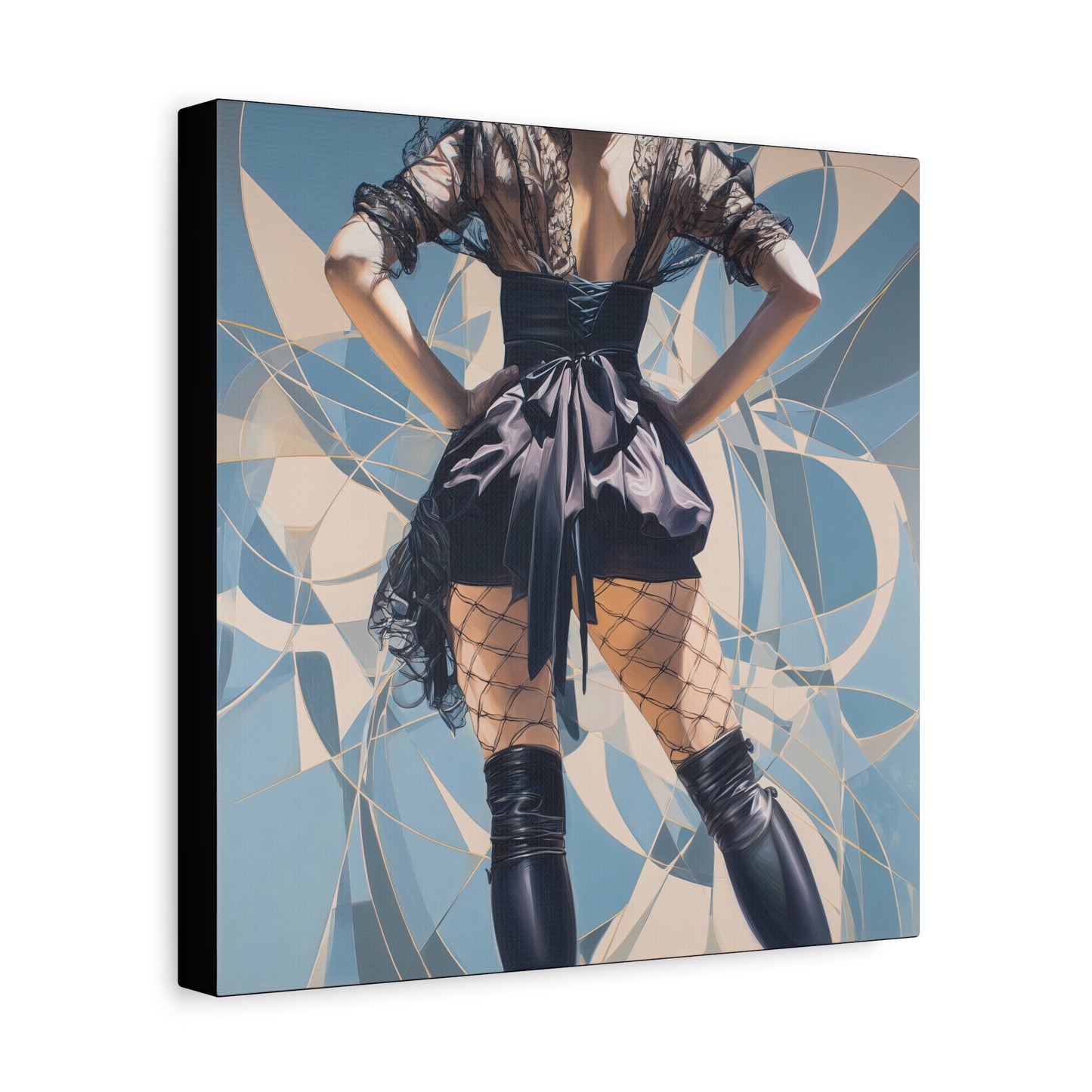 Gallery Wrapped Canvas, Tongue and Cheek Art Canvas, Naughty Girl Art Canvas – Dani