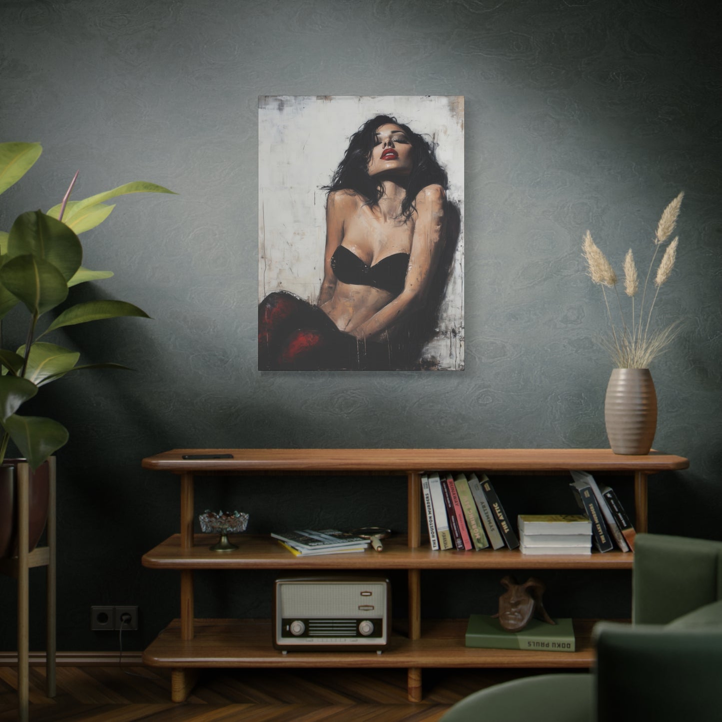 Gallery Wrapped Canvas, Sinners and Saints Art Canvas, Erotic Art Canvas – Alexa