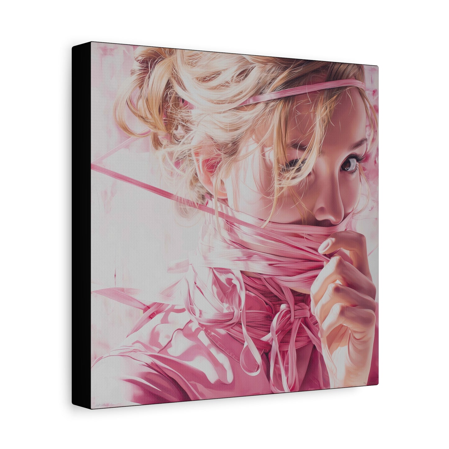 Gallery Wrapped Canvas, Ropes and Reverence Art Canvas, Erotic Shibari Art Canvas – Lilith