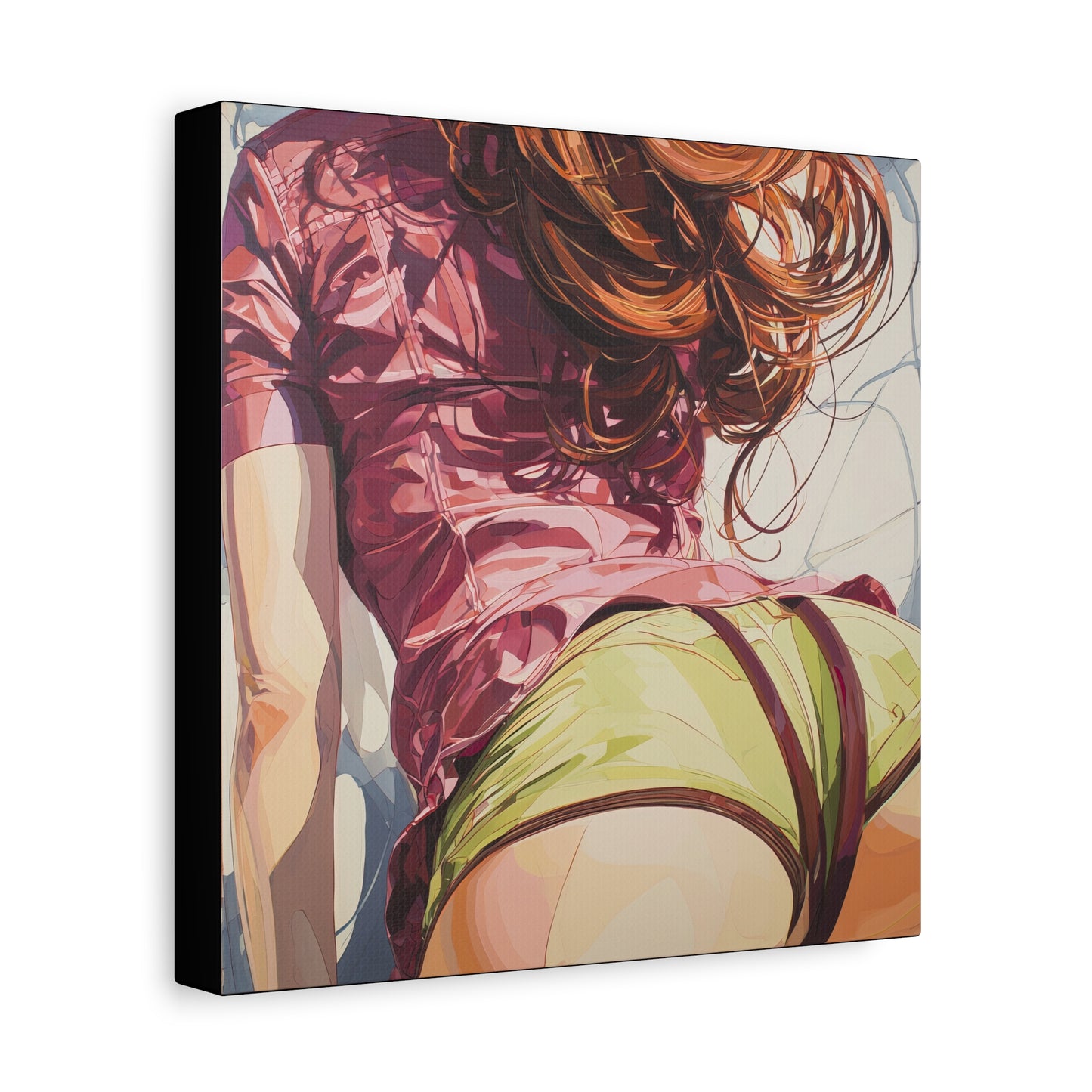 Gallery Wrapped Canvas, Tongue and Cheek Art Canvas, Naughty Girl Art Canvas – Persephone