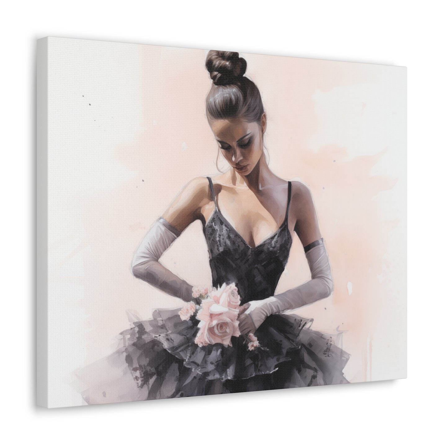 Gallery Wrapped Canvas, Ballerina Beauty, Ballet Art Canvas – Sonja