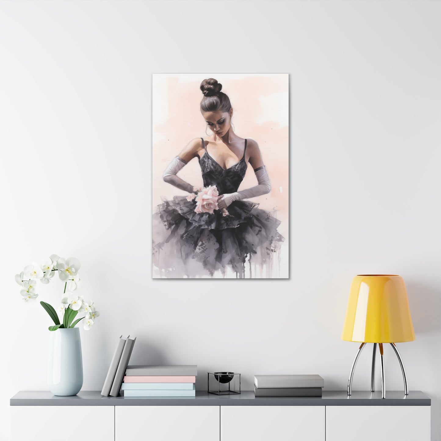 Gallery Wrapped Canvas, Ballerina Beauty, Ballet Art Canvas – Sonja