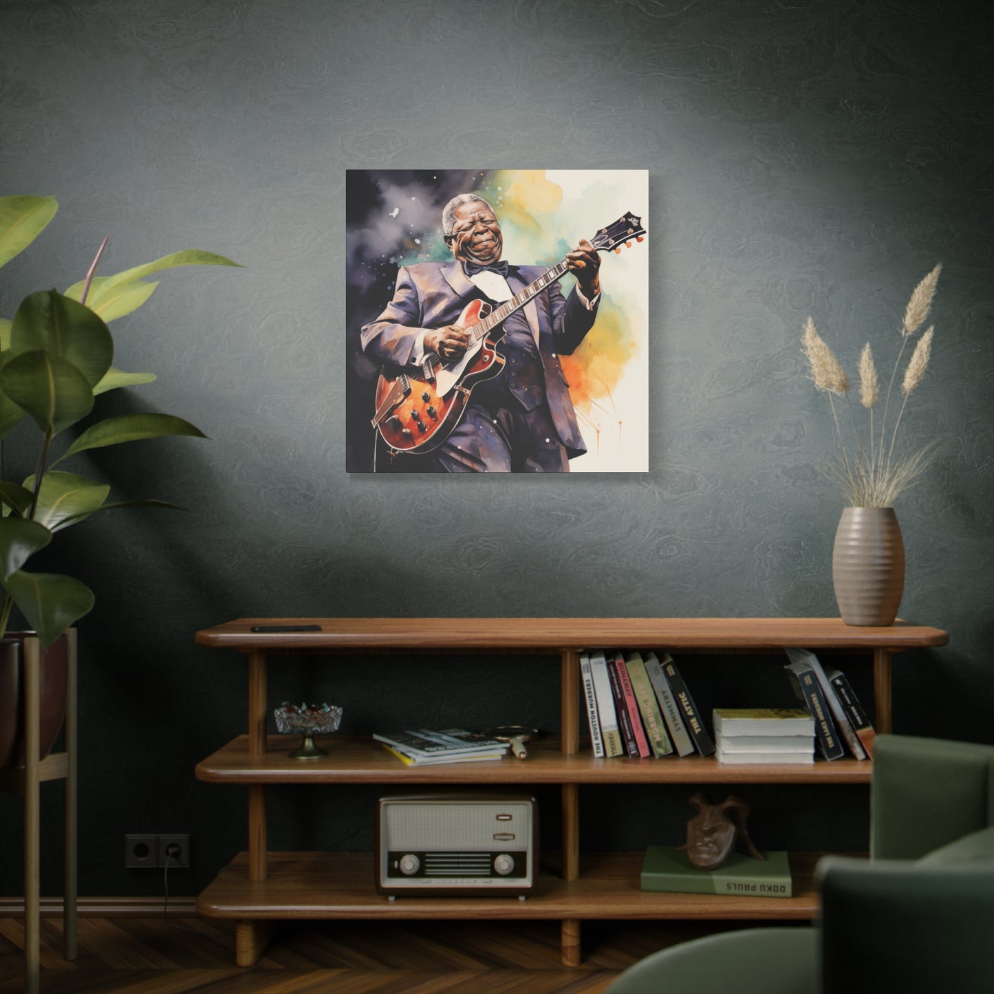 Gallery Wrapped Canvas, Celebrity Inspired, Pop Art Canvas – The King