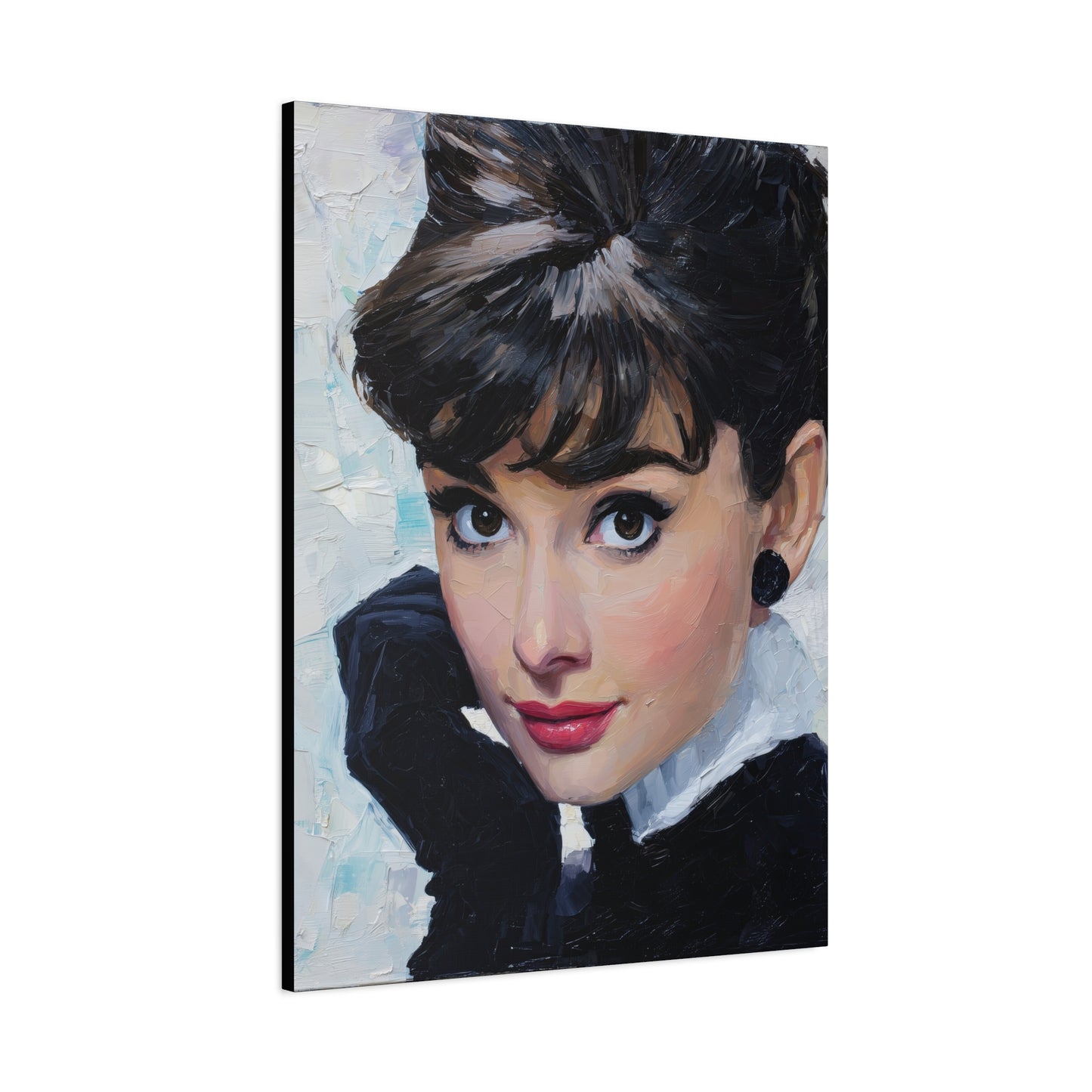 Gallery Wrapped Canvas, The Diva Project Art Canvas, Pinup Art Canvas – Audrey Hepburn - SEVEN