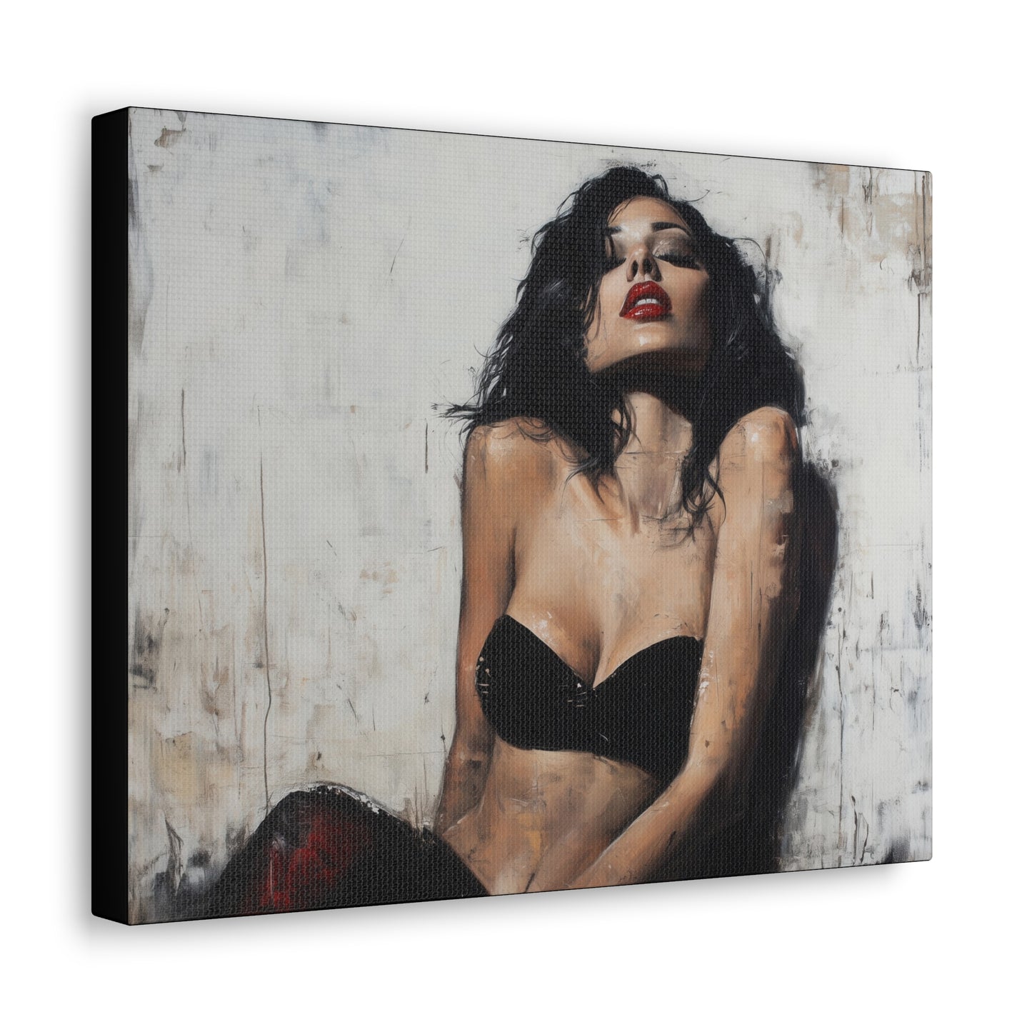 Gallery Wrapped Canvas, Sinners and Saints Art Canvas, Erotic Art Canvas – Alexa