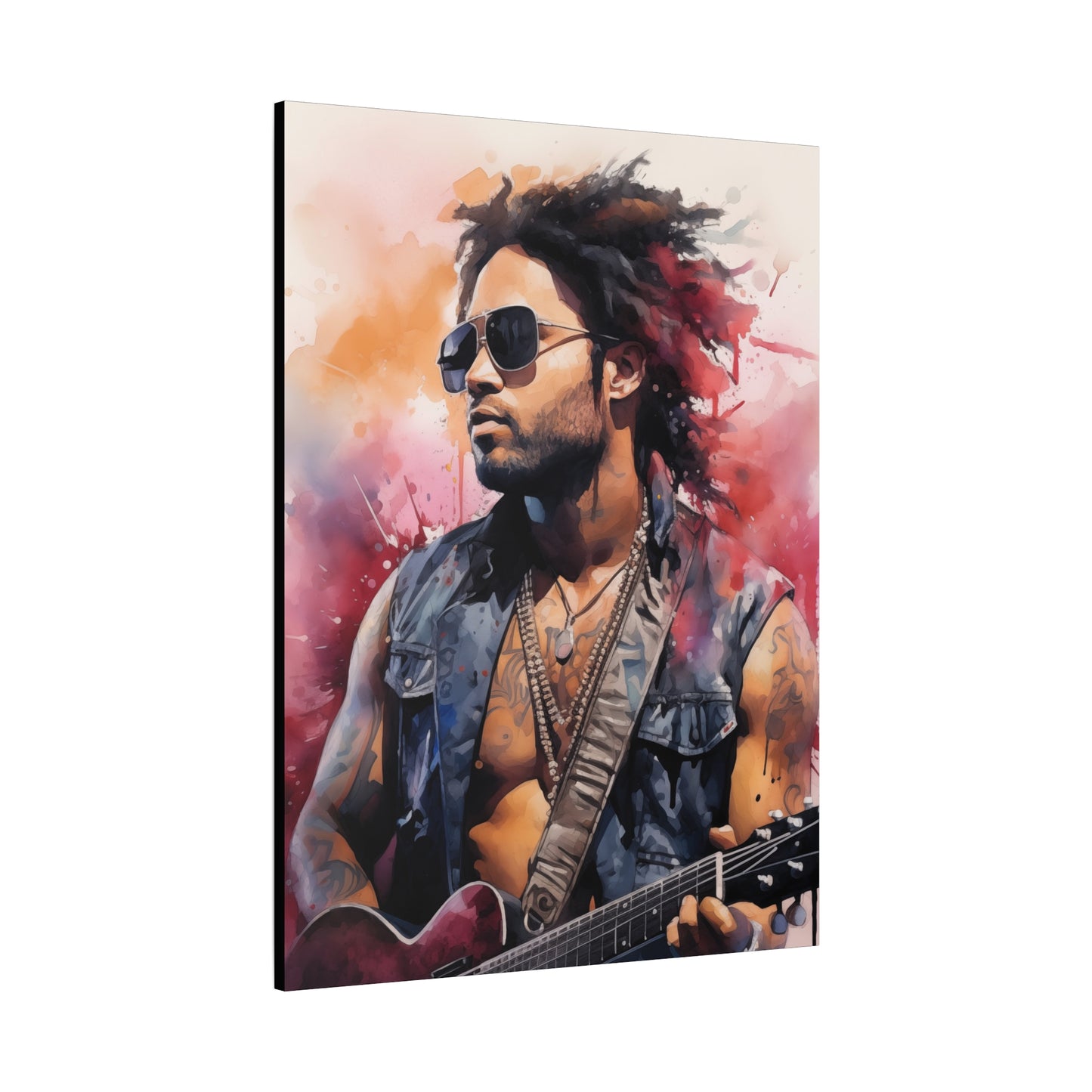 Gallery Wrapped Canvas, Celebrity Inspired, Pop Art Canvas – Lenny