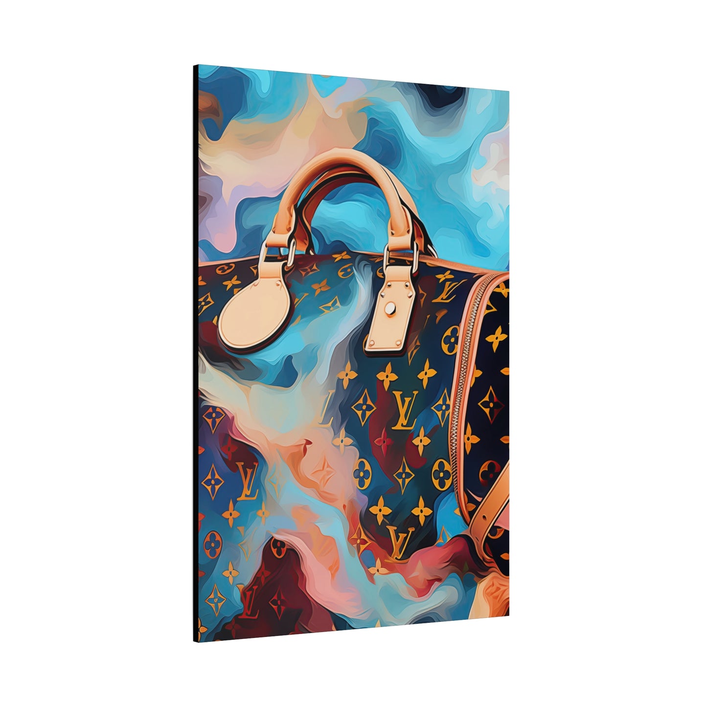 Canvas Gallery Wrap - LV Designer Inspired Wall Art - Abstract
