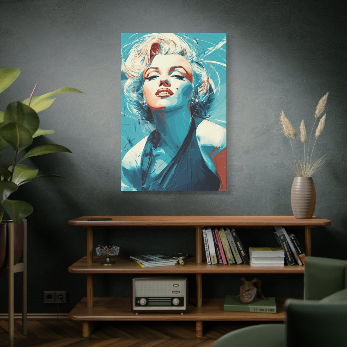 Gallery Wrapped Canvas, The Diva Project Art Canvas, Pinup Art Canvas – Marilyn Monroe - SEVEN