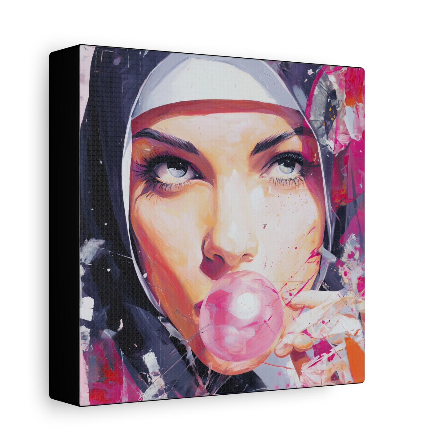 Gallery Wrapped Canvas, Habits and Heresy Art Canvas, Naughty Nuns Art Canvas – Sister Paloma
