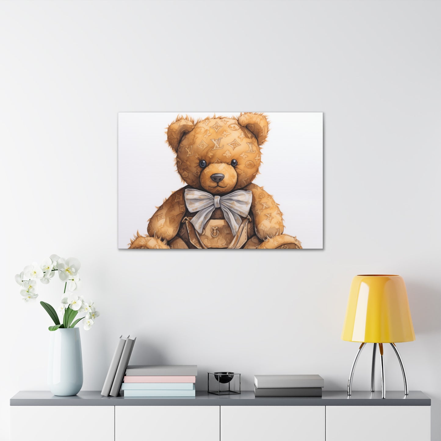 Canvas Gallery Wrap - LV Bear Wall Art - Ring
