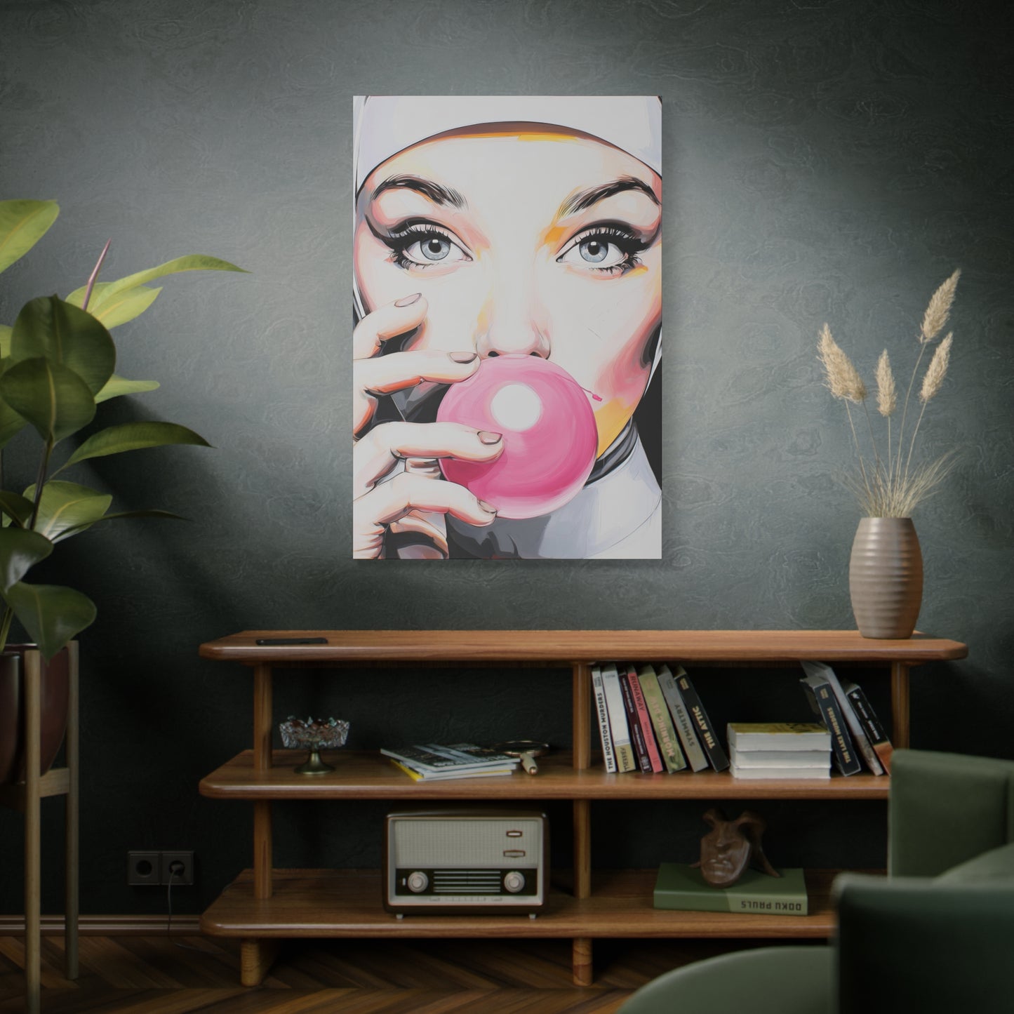 Gallery Wrapped Canvas, Habits and Heresy Art Canvas, Naughty Nuns Art Canvas – Sister Gloria
