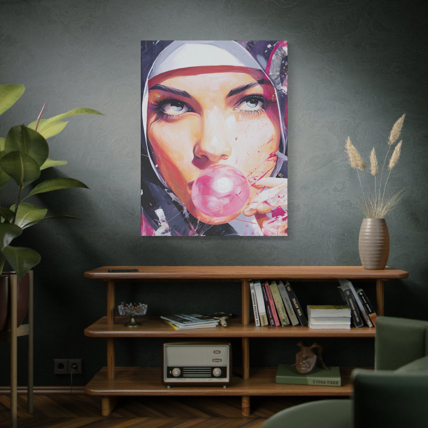 Gallery Wrapped Canvas, Habits and Heresy Art Canvas, Naughty Nuns Art Canvas – Sister Paloma