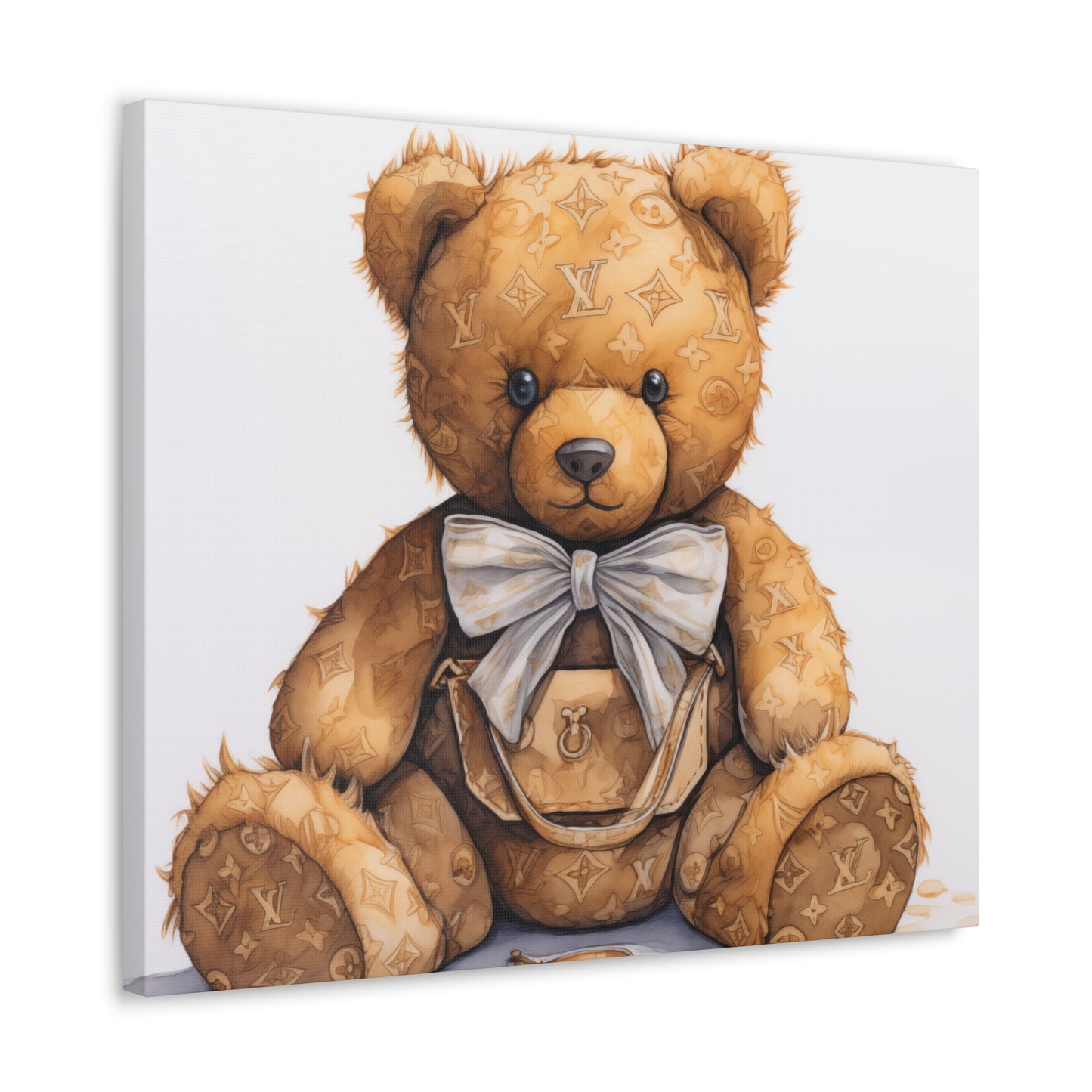 Canvas Gallery Wrap - LV Bear Wall Art - Ring