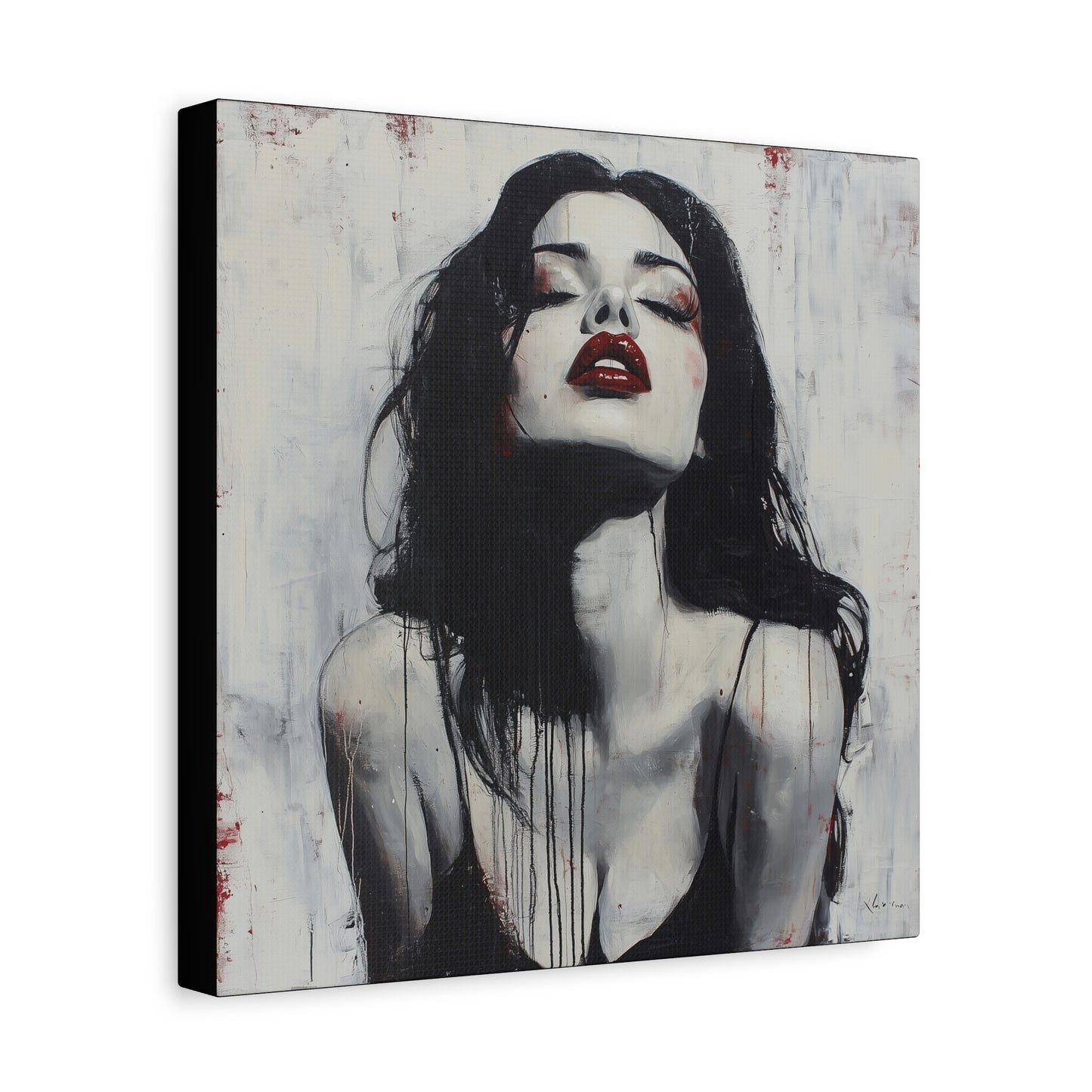 Gallery Wrapped Canvas, Sinners and Saints Art Canvas, Erotic Pinup Art Canvas – Vera