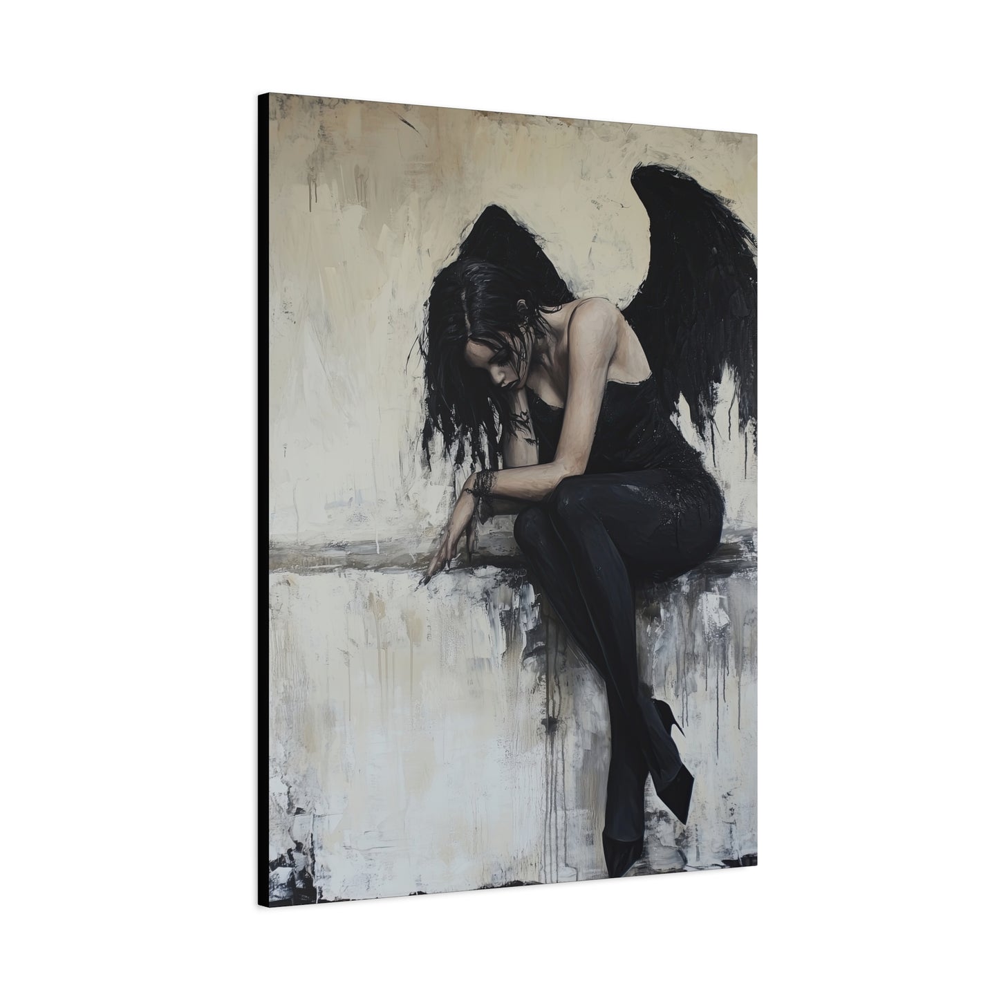 Gallery Wrapped Canvas, Sinners and Saints Art Canvas, Erotic Pinup Art Canvas – Helena