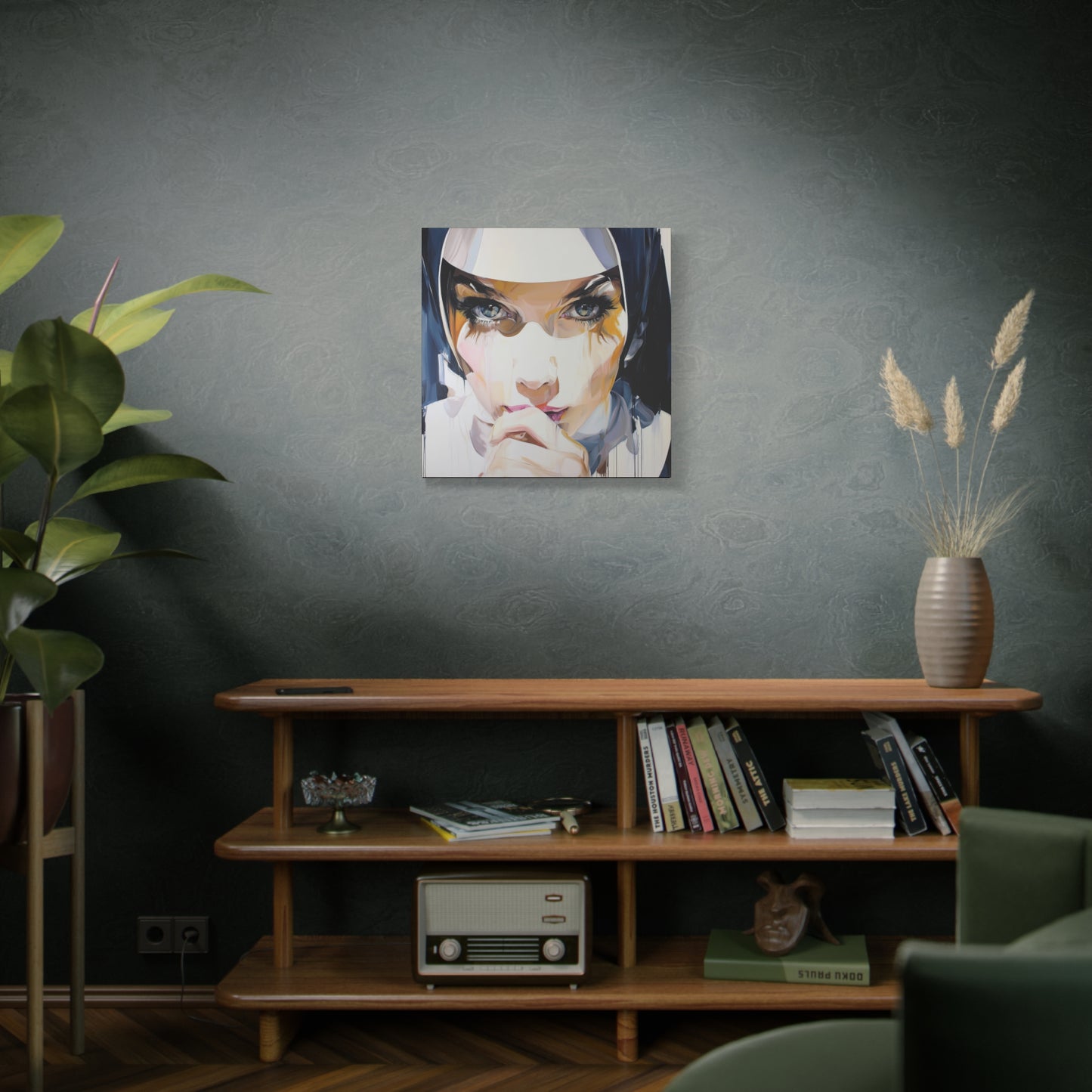 Gallery Wrapped Canvas, Habits and Heresy Art Canvas, Naughty Nuns Art Canvas – Sister Amara