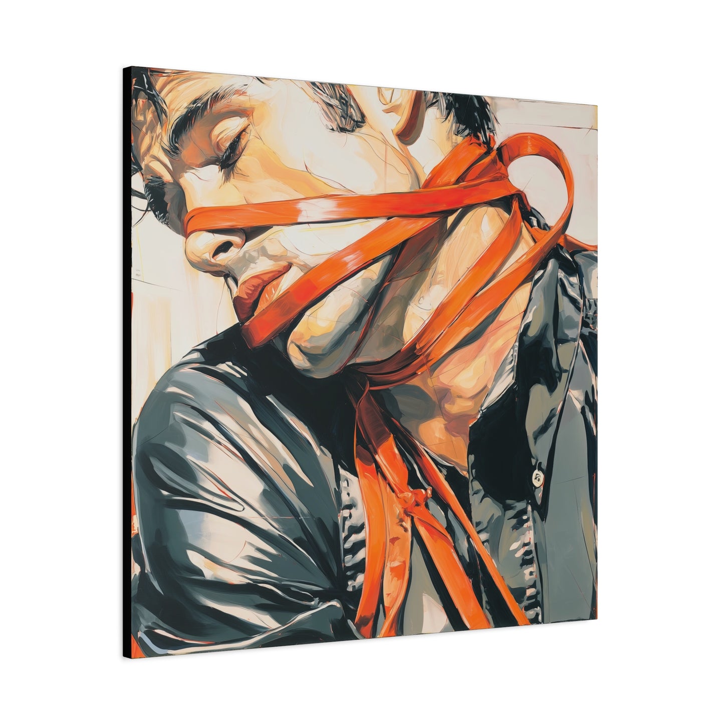 Gallery Wrapped Canvas, Ropes and Reverence Art Canvas, Erotic Shibari Art Canvas – Ryu