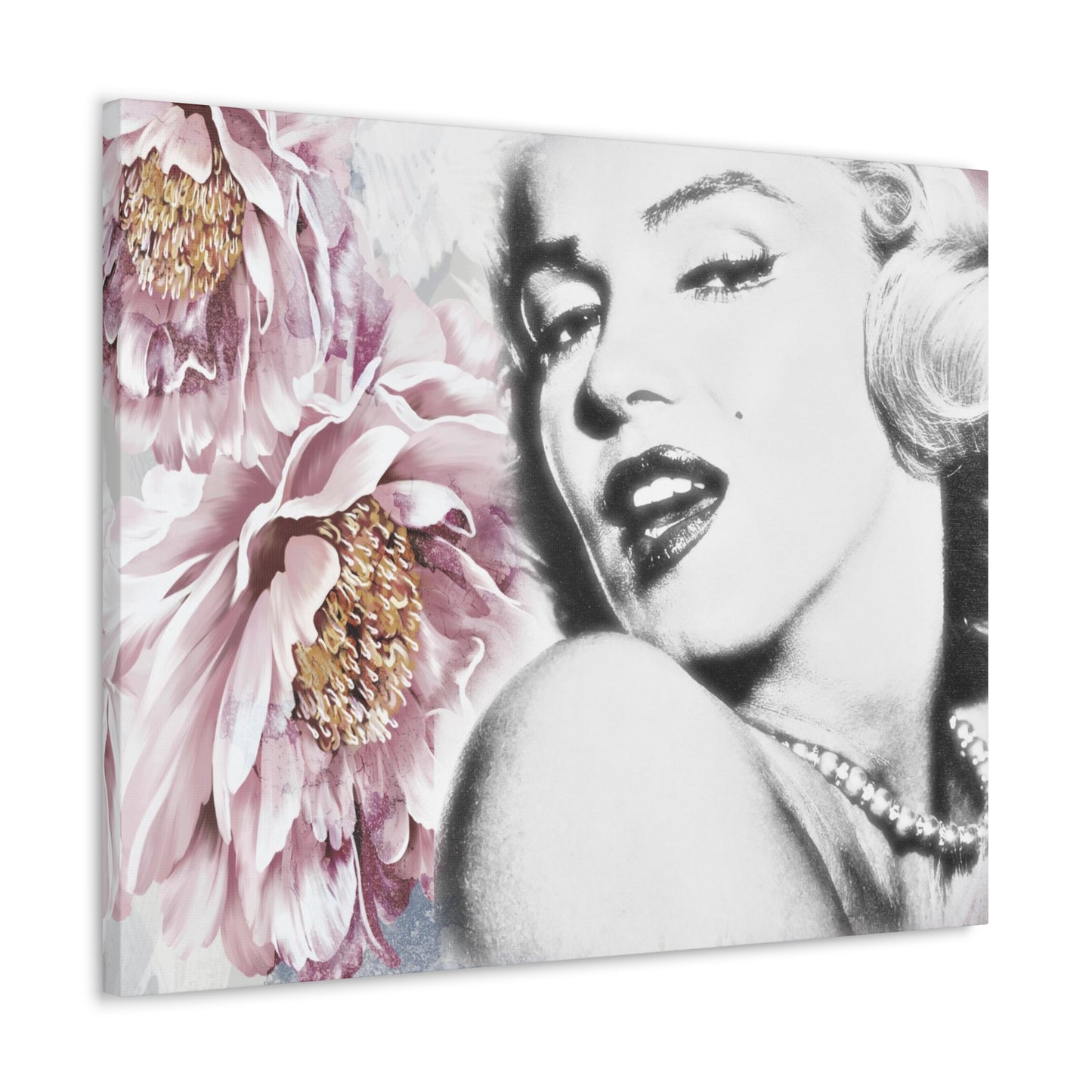 Canvas Wall Art, Gallery Wrapped Pop Art, Celebrity Wall Art – Marilyn Monroe - Bloom