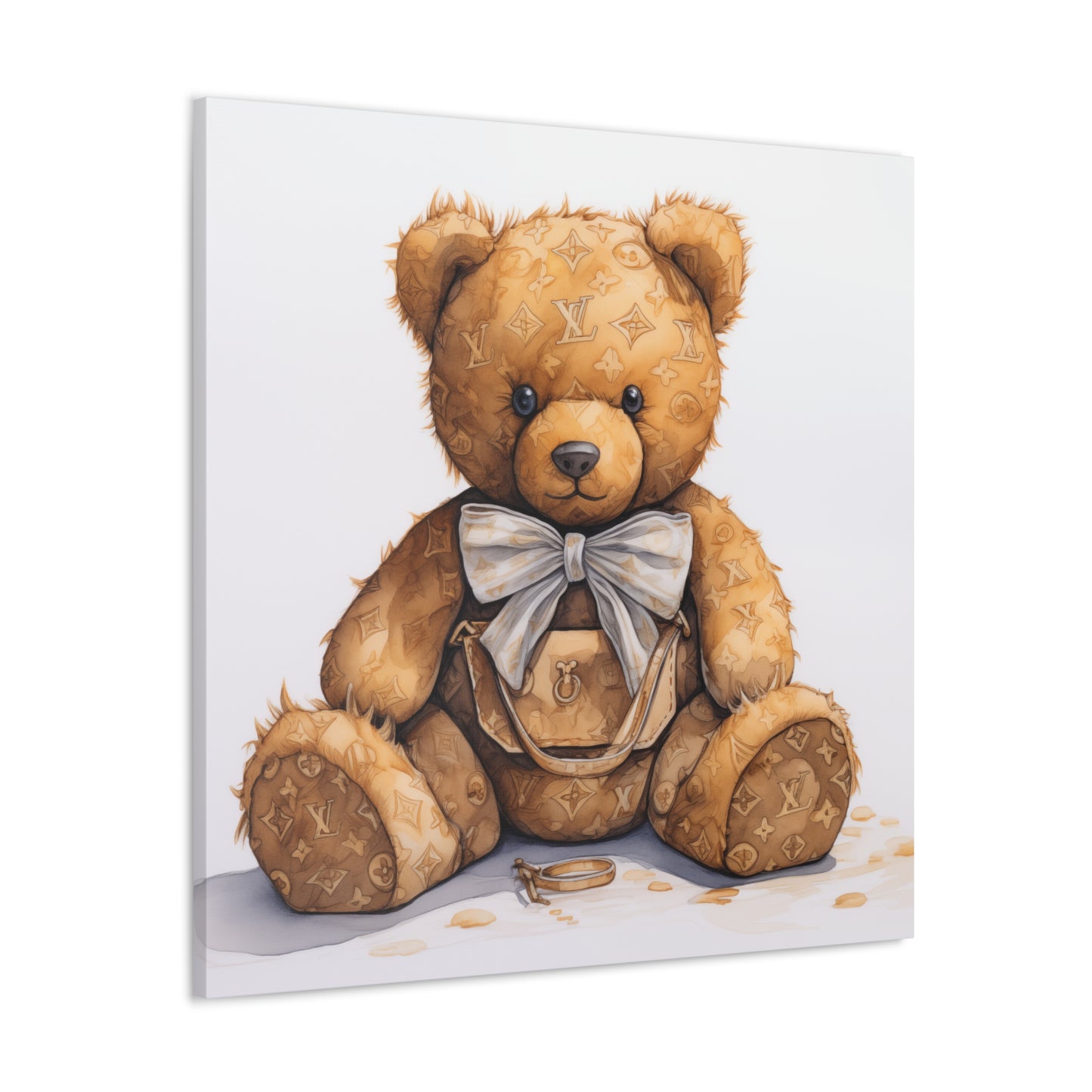Canvas Gallery Wrap - LV Bear Wall Art - Ring