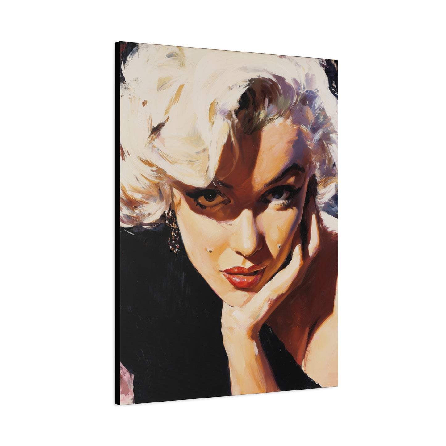 Gallery Wrapped Canvas, The Diva Project Art Canvas, Pinup Art Canvas – Marilyn Monroe - FOUR