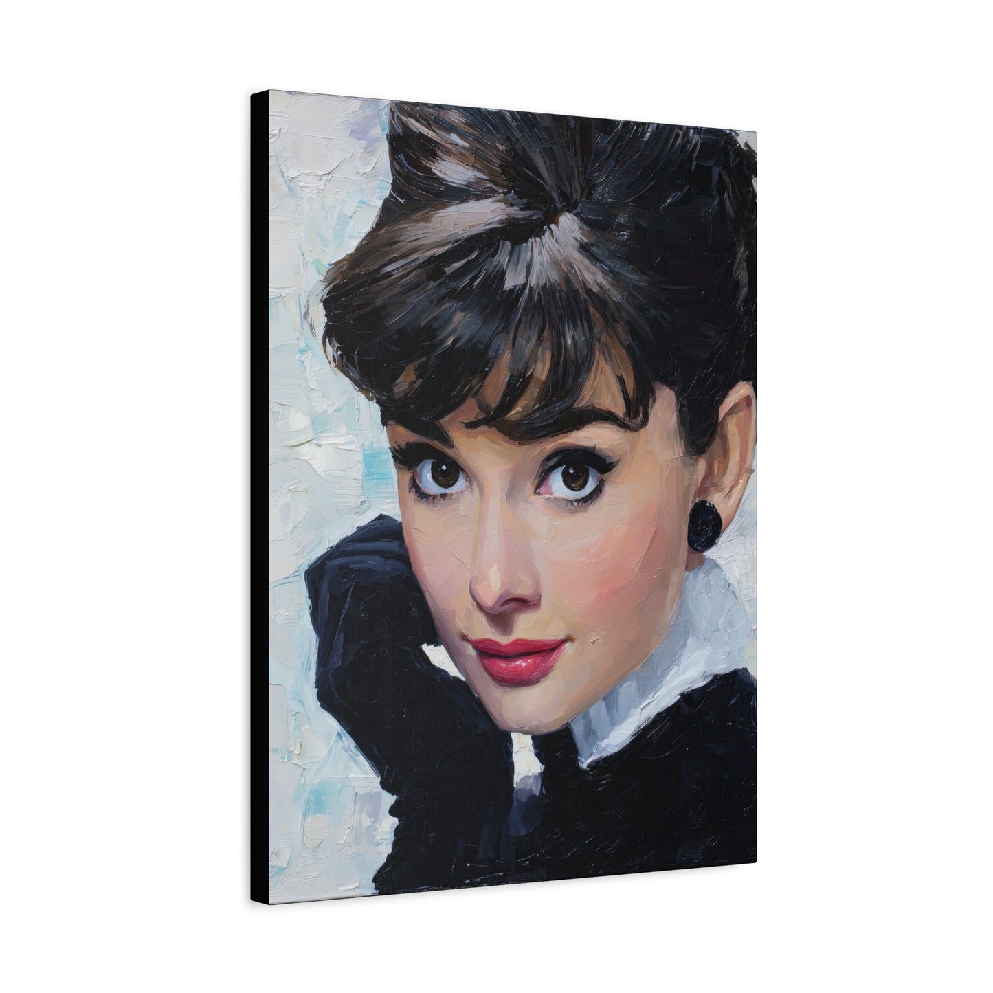 Gallery Wrapped Canvas, The Diva Project Art Canvas, Pinup Art Canvas – Audrey Hepburn - SEVEN