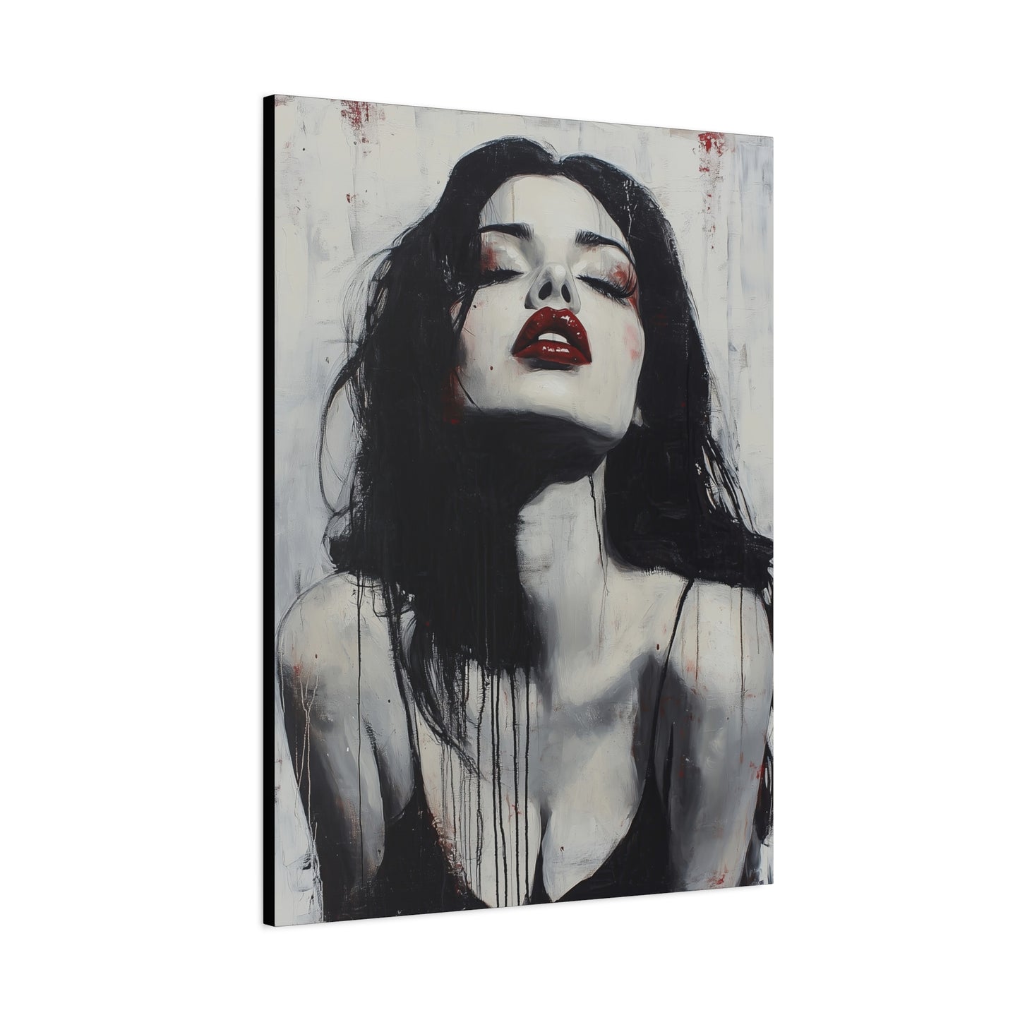 Gallery Wrapped Canvas, Sinners and Saints Art Canvas, Erotic Pinup Art Canvas – Vera