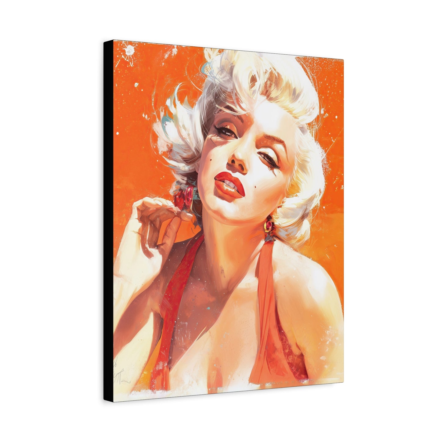 Gallery Wrapped Canvas, The Diva Project Art Canvas, Pinup Art Canvas – Marilyn Monroe - THREE