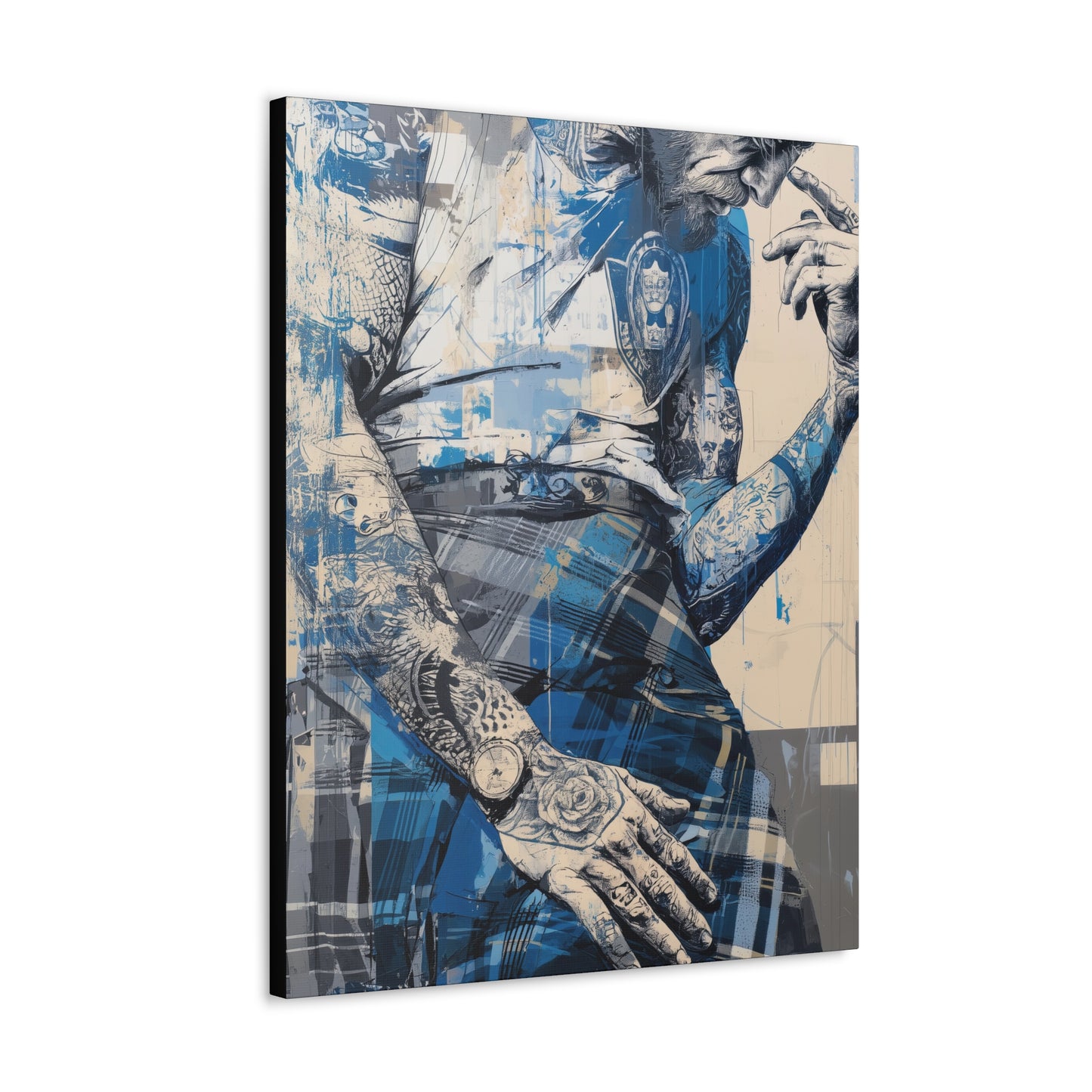 Gallery Wrapped Canvas, Kilts and Carnage Art Canvas, Erotic Pinup Art Canvas – Connor