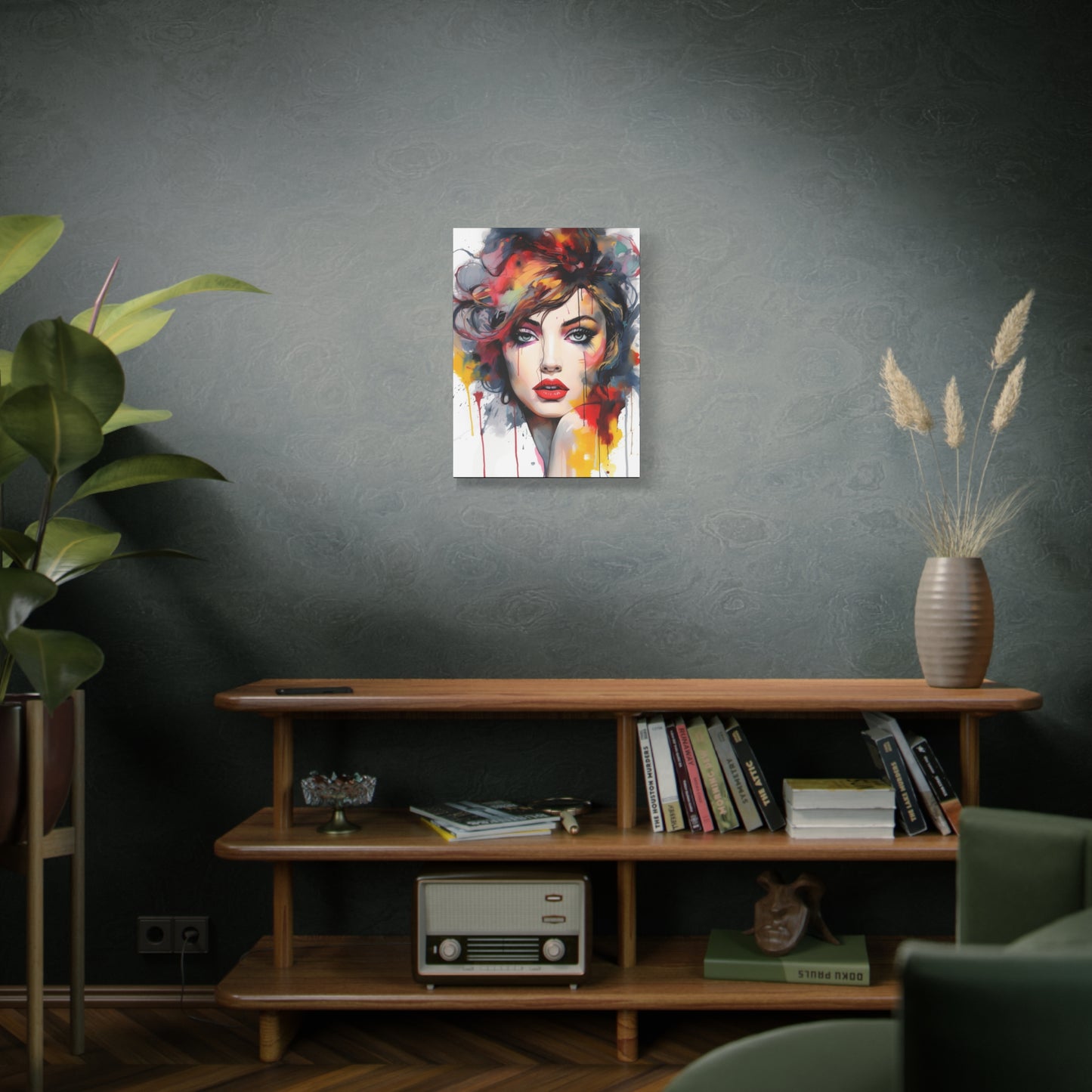 Canvas Wall Art, Gallery Wrapped Pop Art, Femme Doll Wall Art – Alessia