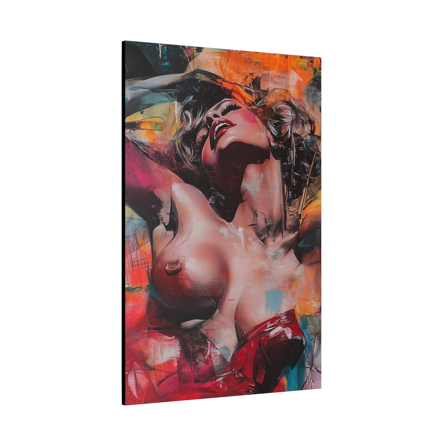 Gallery Wrapped Canvas, Guilt and Grit Adult Art Canvas, Erotic Pinup Art Canvas – Marlowe