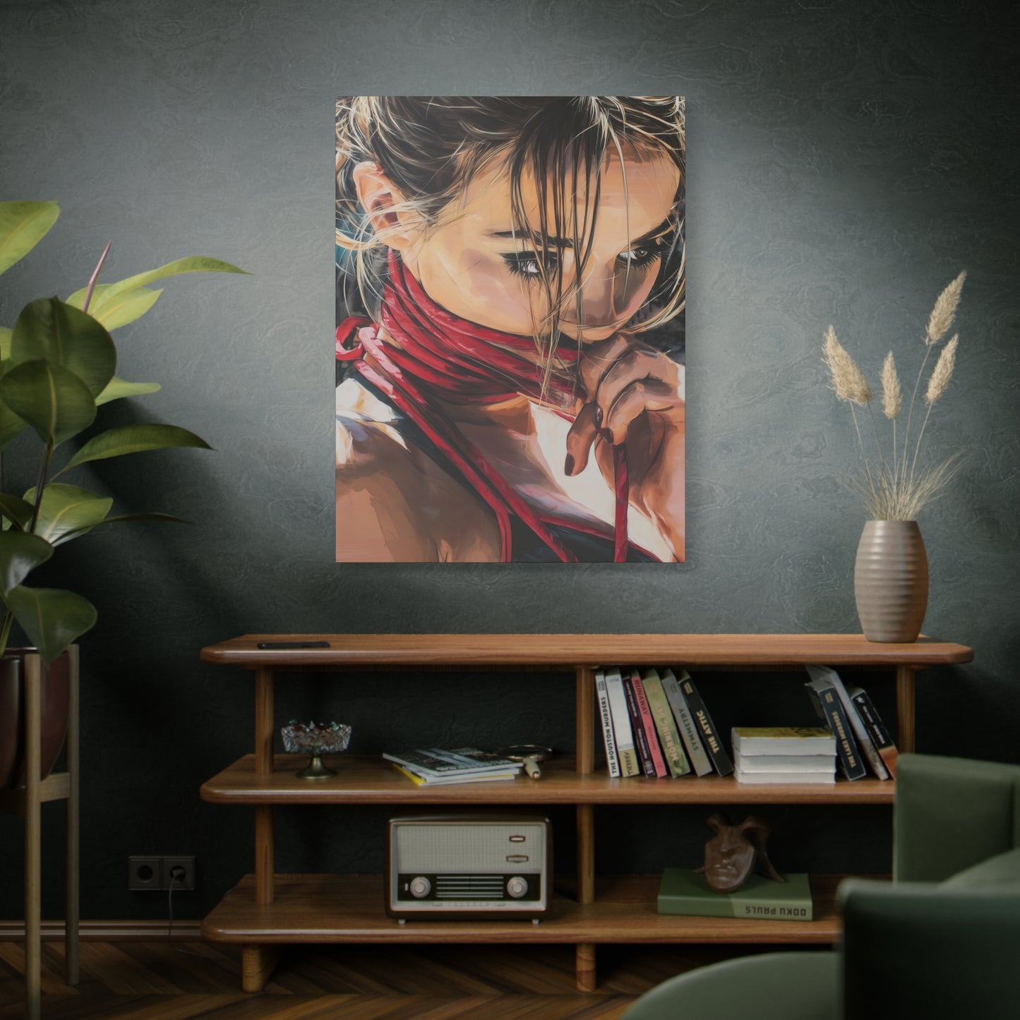 Gallery Wrapped Canvas, Ropes and Reverence Art Canvas, Erotic Shibari Art Canvas – Aya