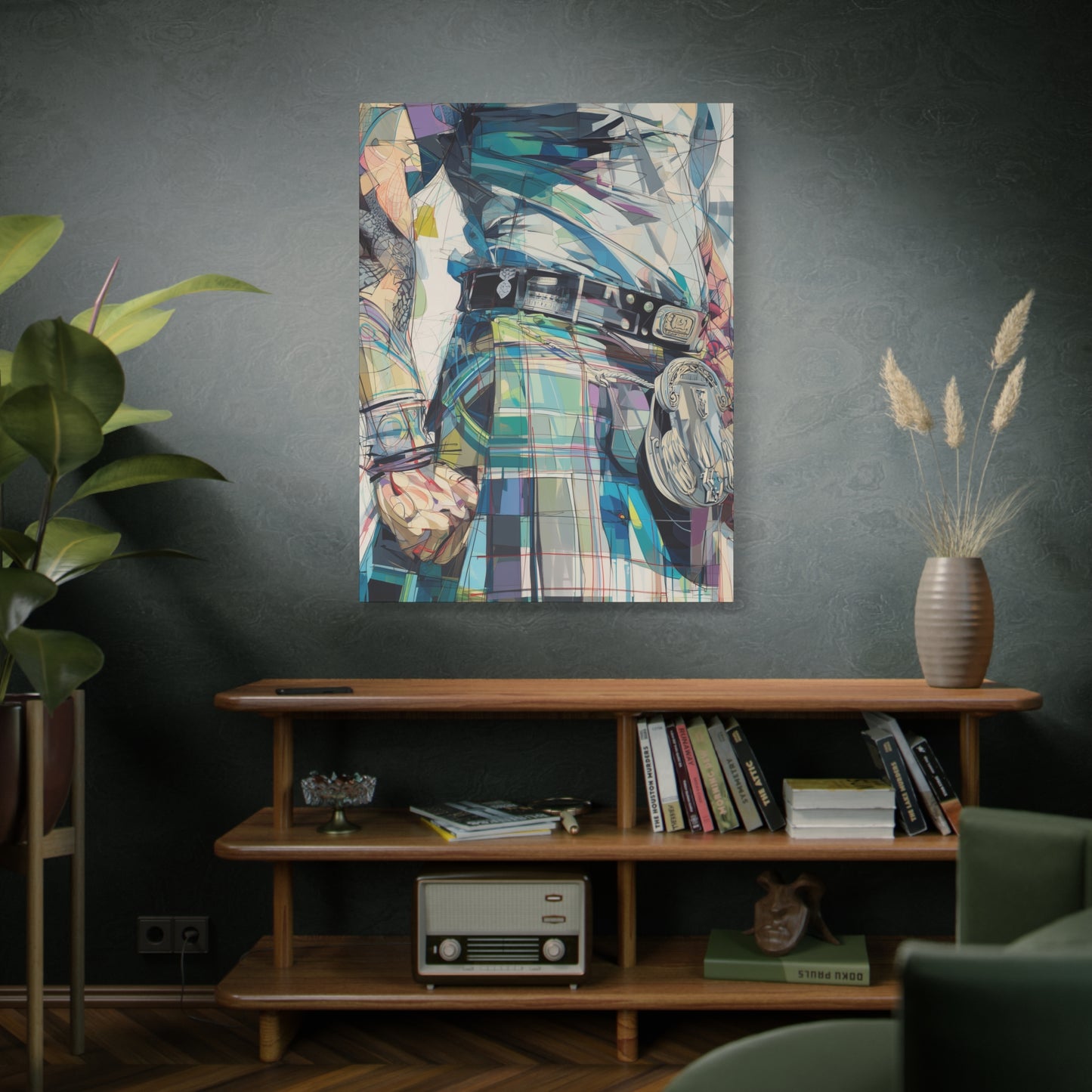 Gallery Wrapped Canvas, Kilts and Carnage Art Canvas, Erotic Pinup Art Canvas – Finn