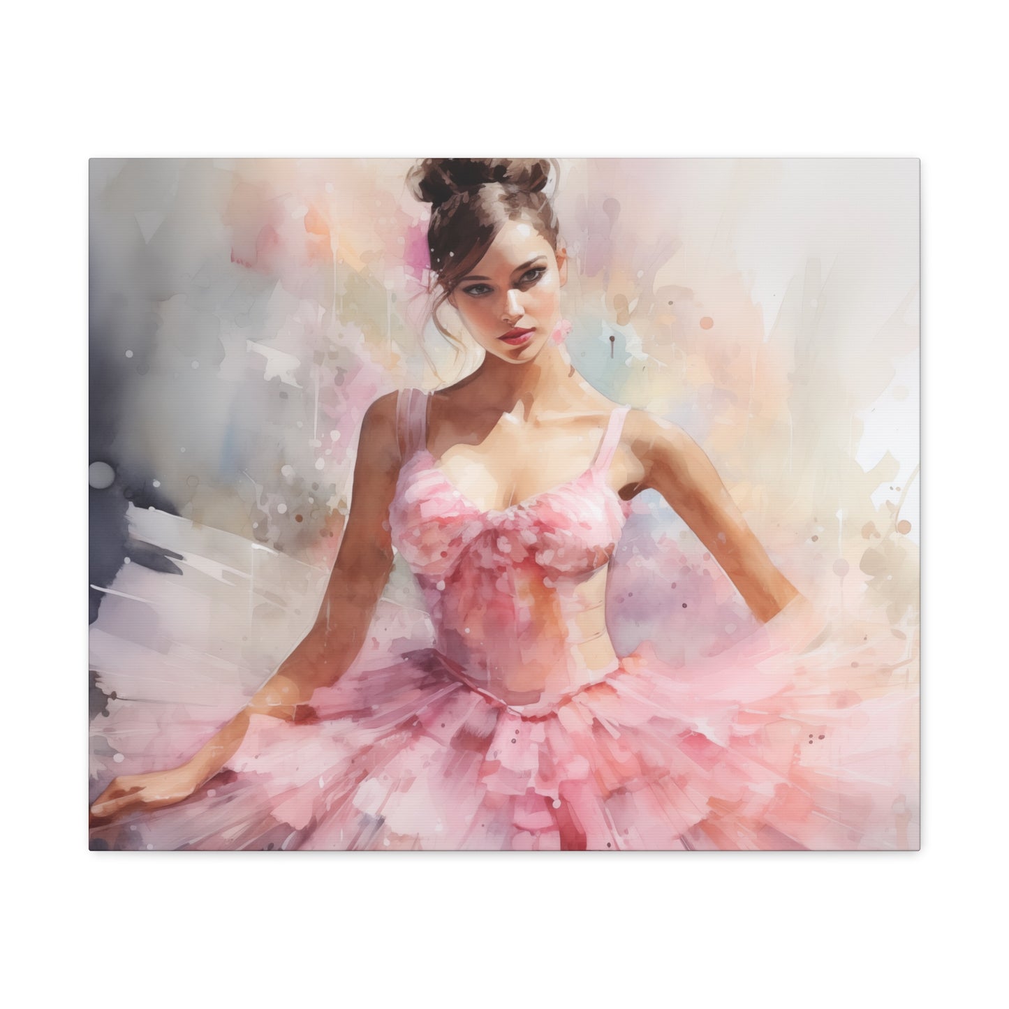 Gallery Wrapped Canvas, Ballerina Beauty, Ballet Art Canvas – Lily