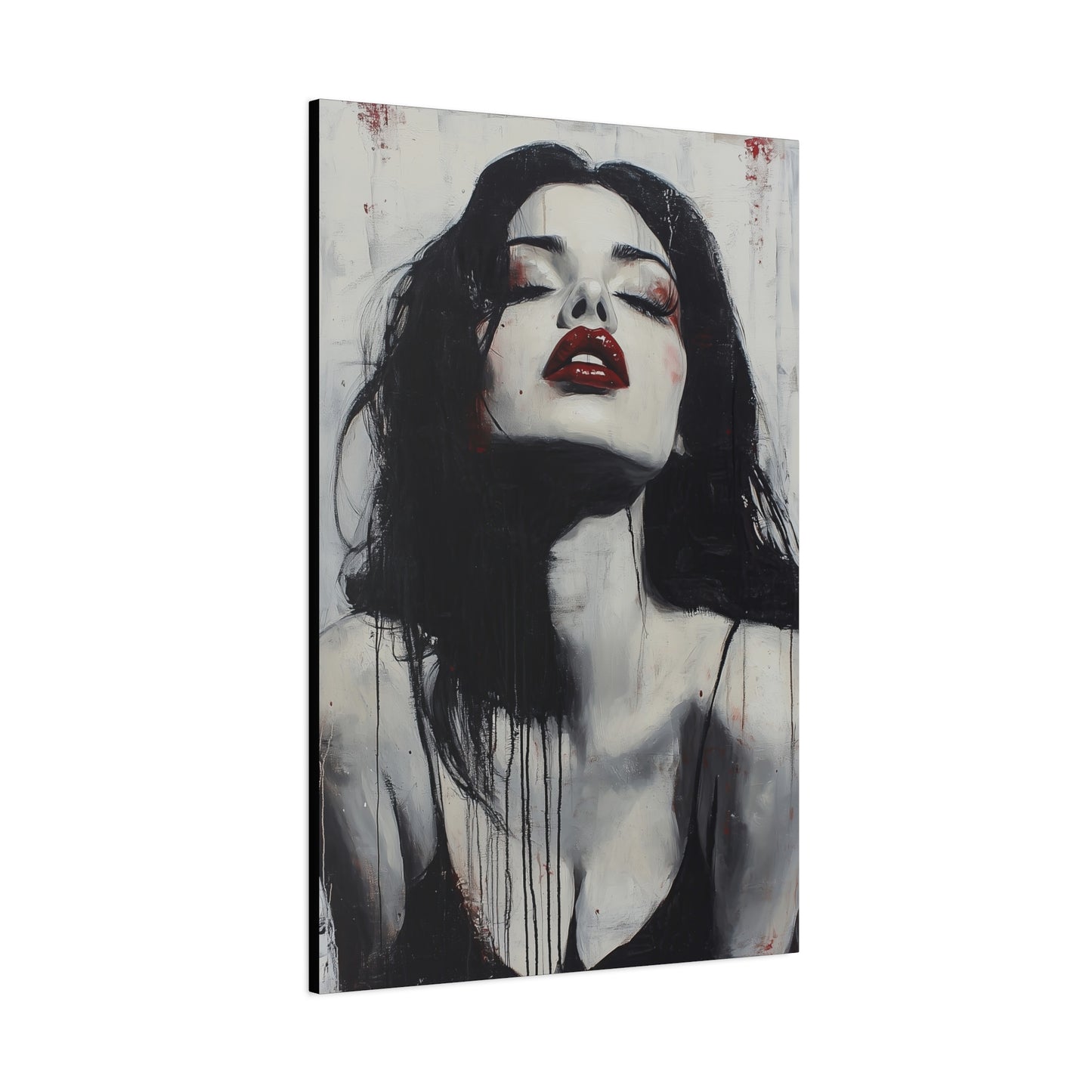 Gallery Wrapped Canvas, Sinners and Saints Art Canvas, Erotic Pinup Art Canvas – Vera