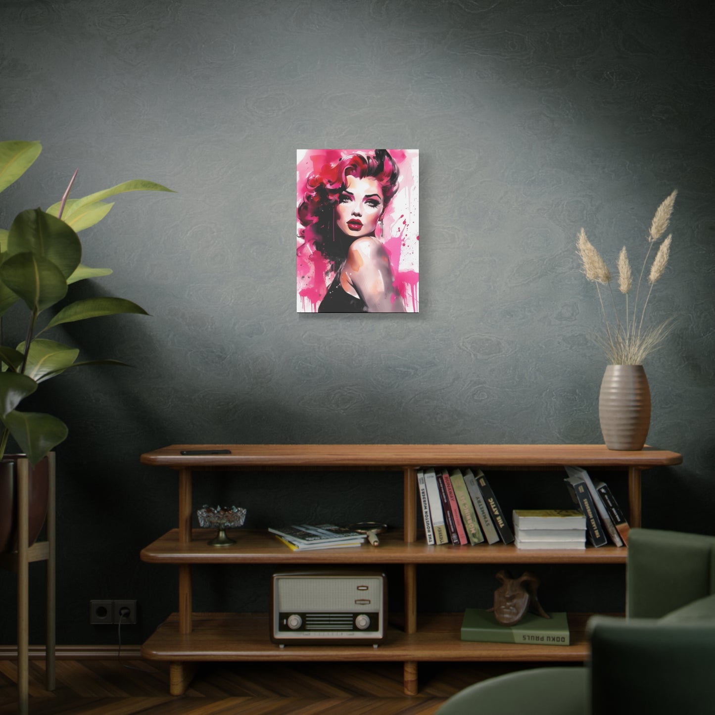 Gallery Wrapped Canvas, Tattooed Beauty, Femme Doll Pop Art Canvas – Thalia