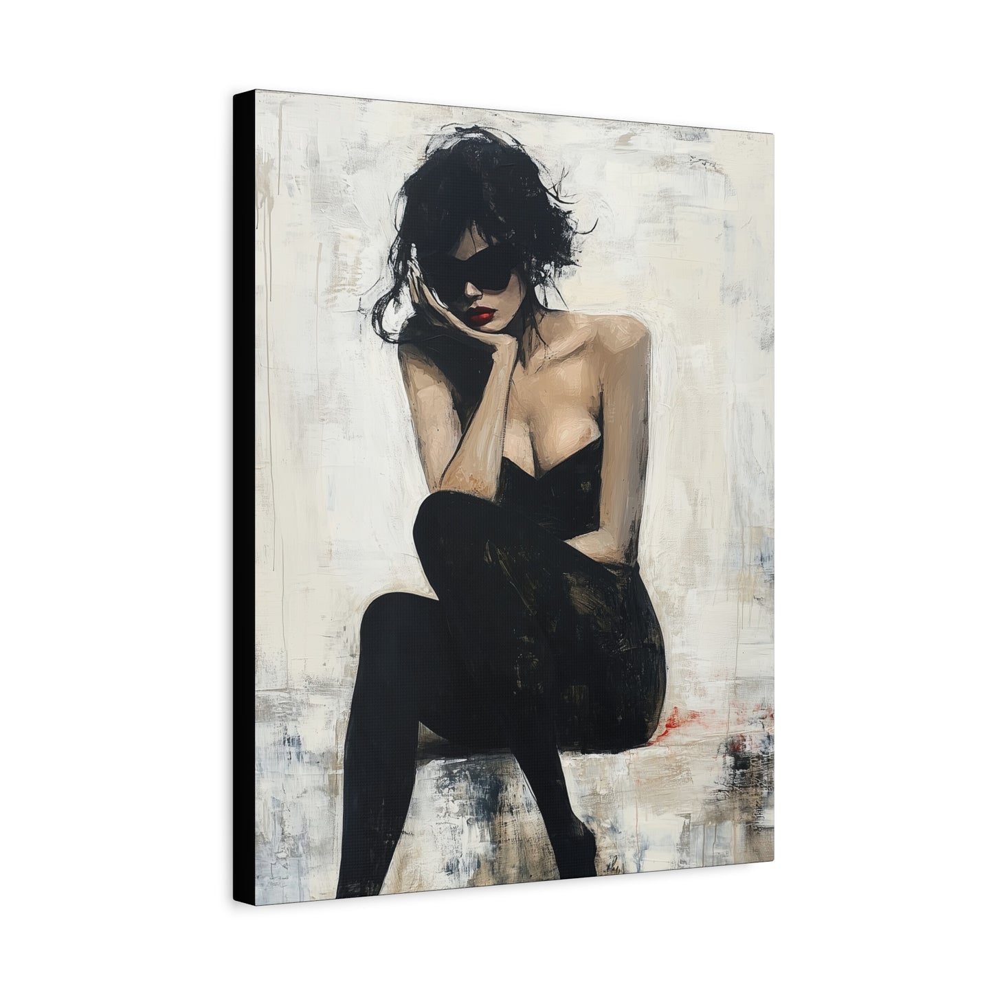 Gallery Wrapped Canvas, Sinners and Saints Art Canvas, Erotic Pinup Art Canvas – Fairuza