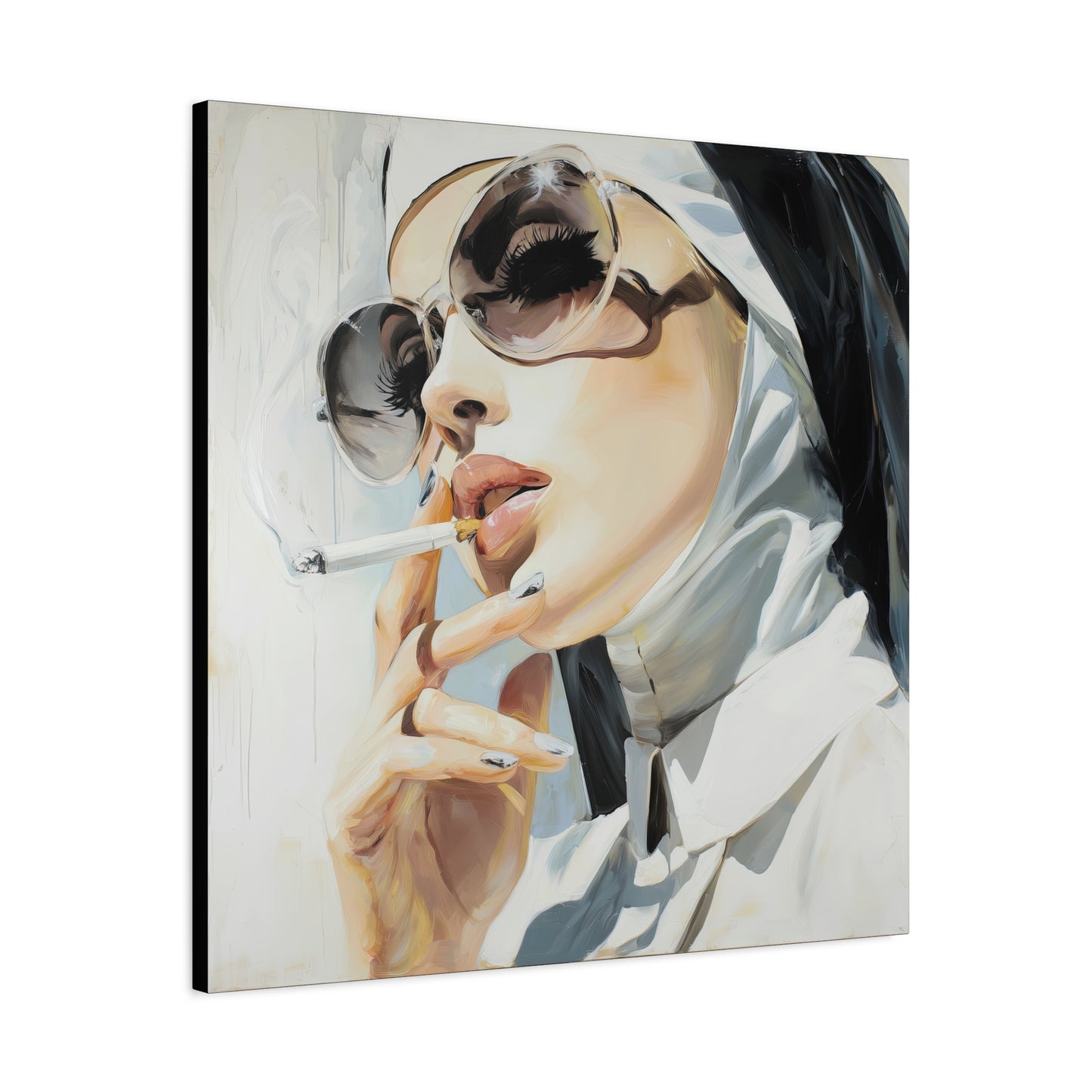 Gallery Wrapped Canvas, Habits and Heresy Art Canvas, Naughty Nuns Art Canvas – Sister Theodora