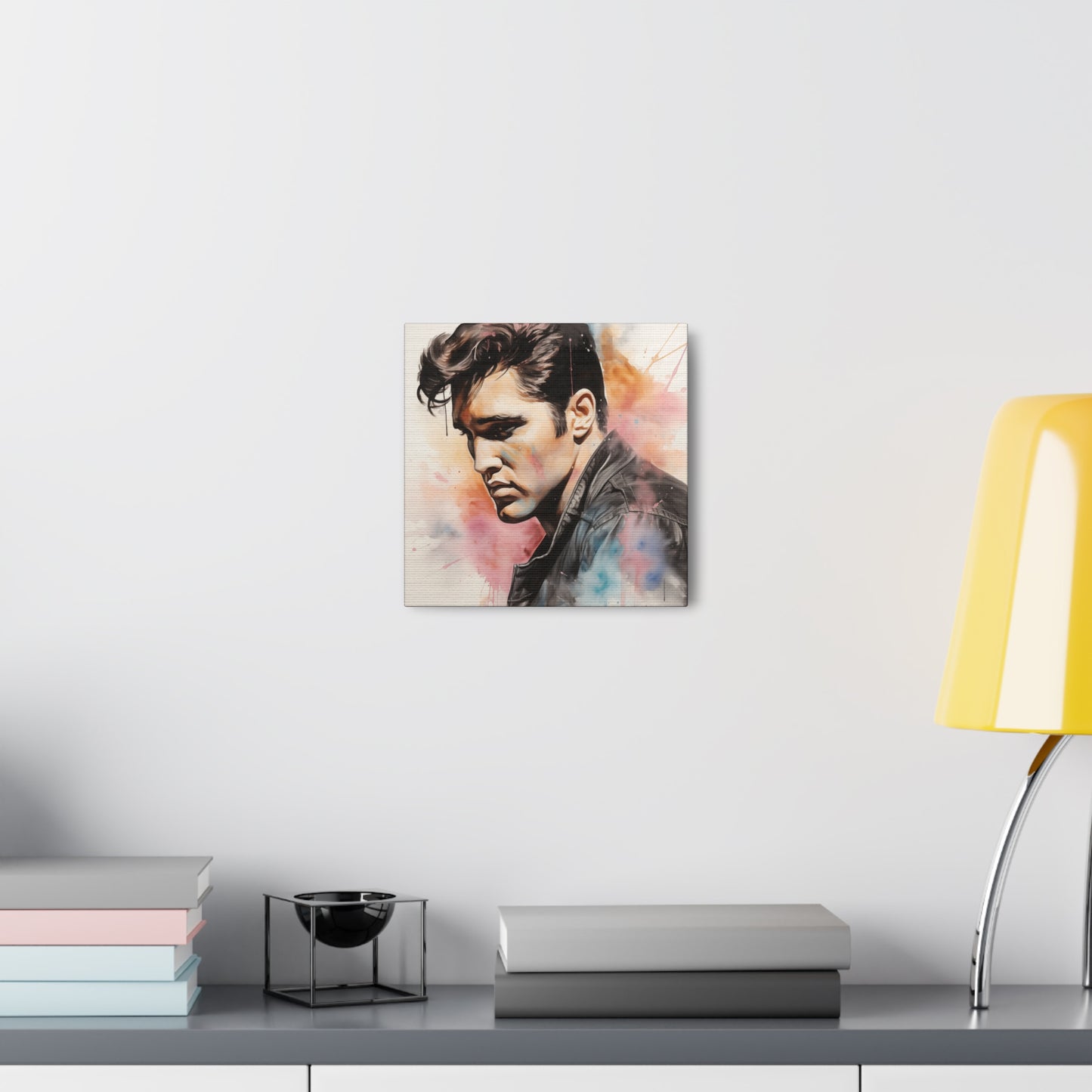 Gallery Wrapped Canvas, Celebrity Inspired, Pop Art Canvas – Elvis