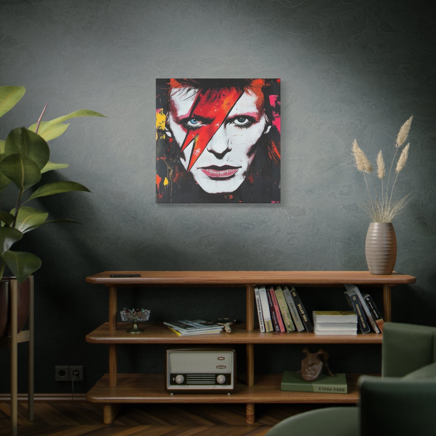 Gallery Wrapped Canvas, Celebrity Inspired, Pop Art Canvas – Bowie