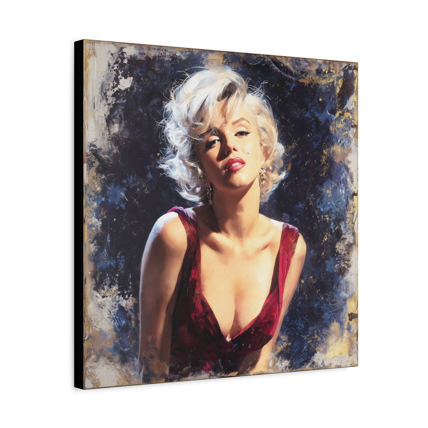 Gallery Wrapped Canvas, The Diva Project Art Canvas, Pinup Art Canvas – Marilyn Monroe - SEVEN